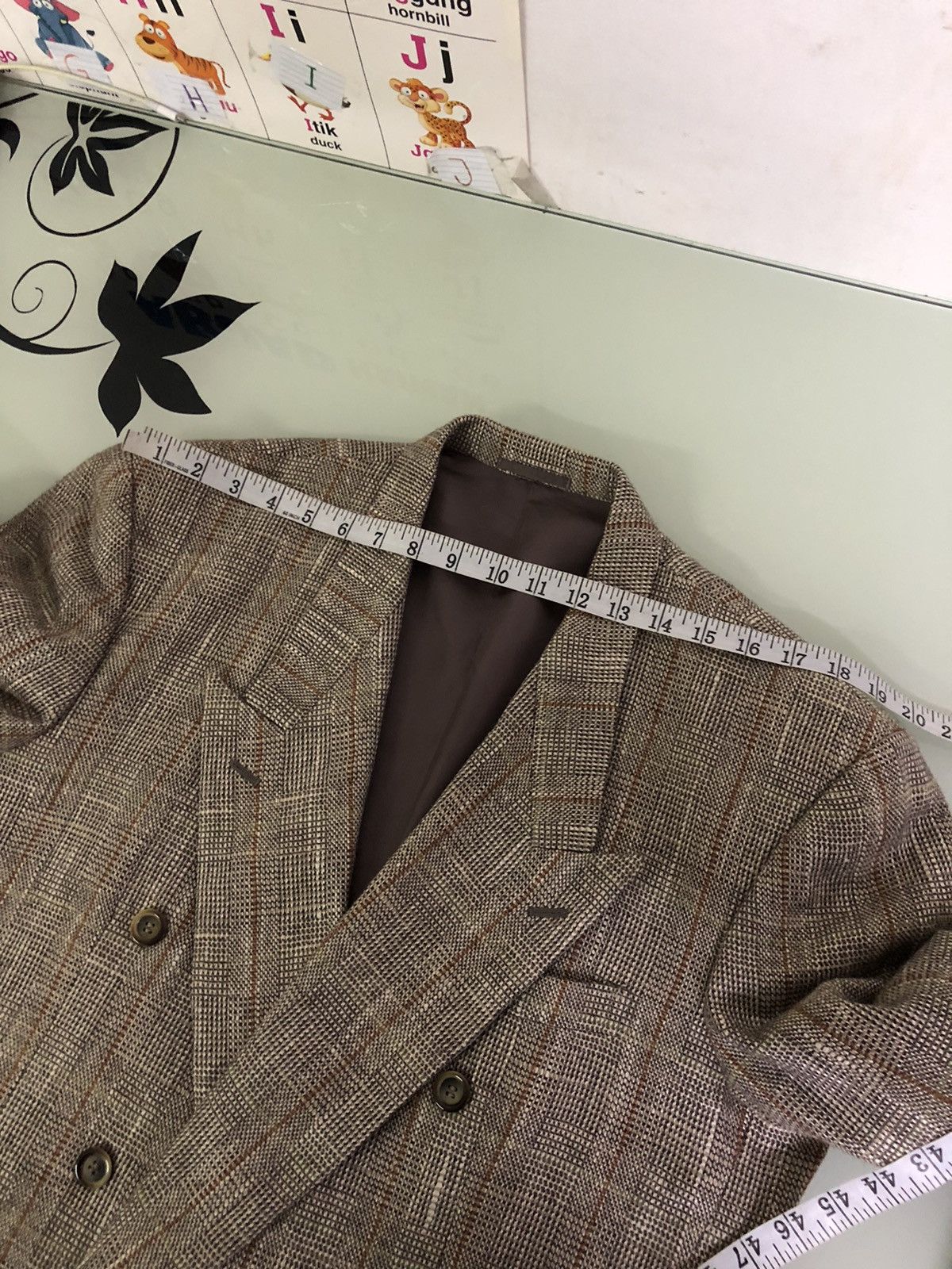 Issey Miyake Vintage Issey Miyake Tete Homme Tweed Wool Blend Silk Jacket Size US M / EU 48-50 / 2 - 19 Thumbnail