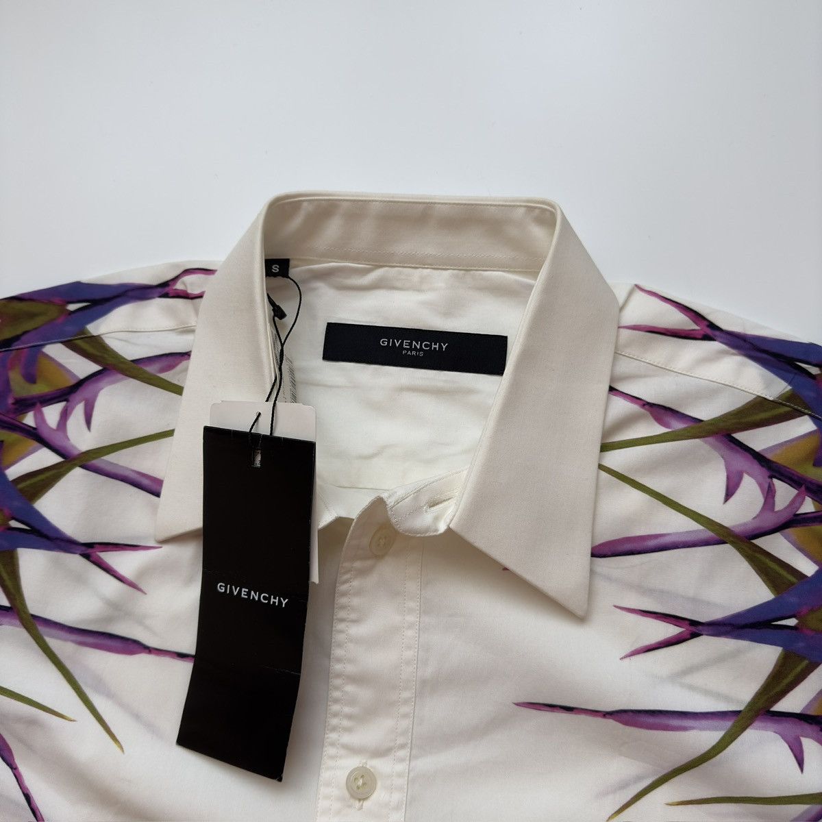 Givenchy S/S 2012 Givenchy Birds of Paradise Button-up Shirt Size US S / EU 44-46 / 1 - 2 Thumbnail