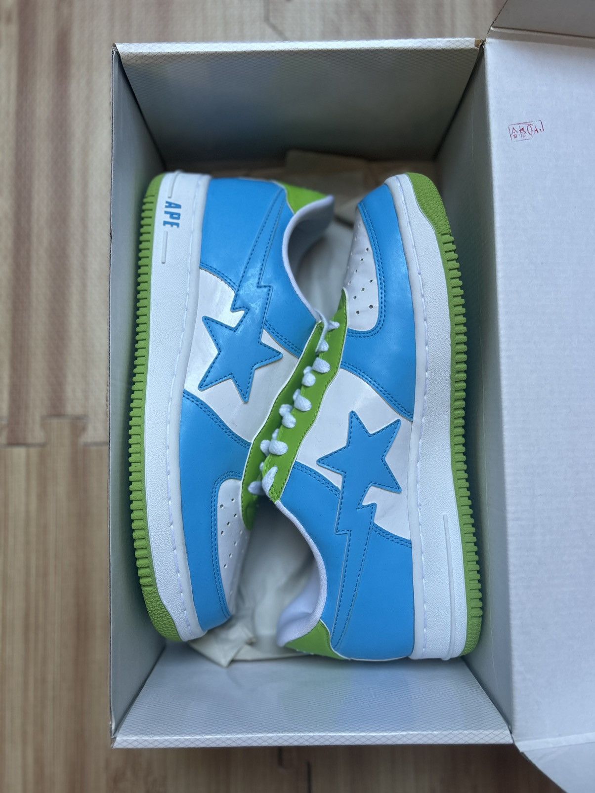Bape 2005 Bapesta DS blue/green 10.5 Size US 10.5 / EU 43-44 - 1 Thumbnail