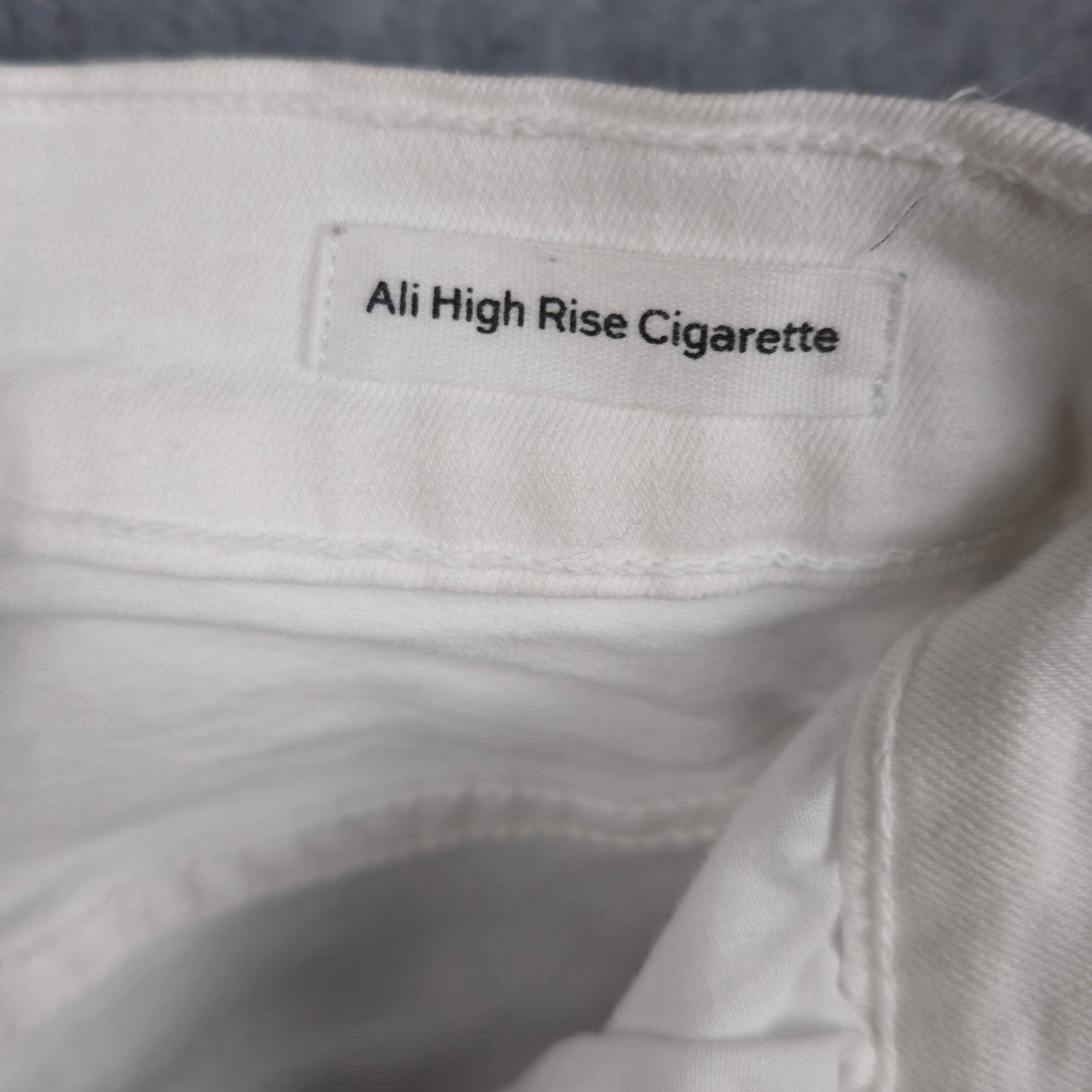Frame FRAME Demin Womens 23x27 White Ali High Rise Cigarette Jeans Size 23" - 11 Thumbnail