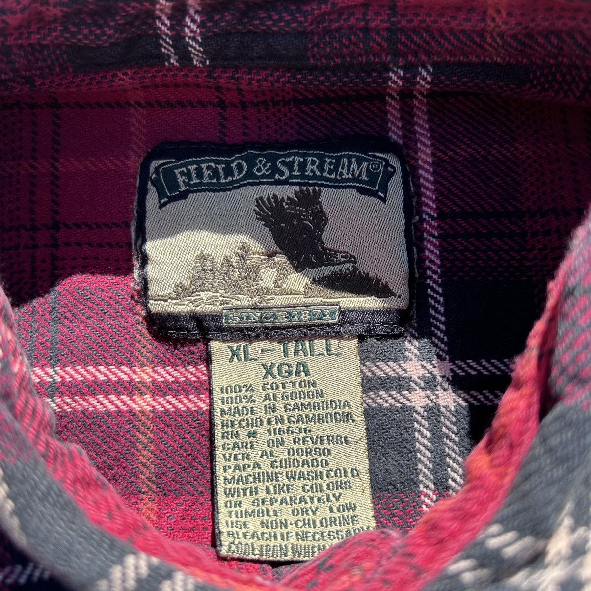 Field & Stream Field & Stream Plaid Heavyweight Flannel Shirt Size US XL / EU 56 / 4 - 2 Thumbnail