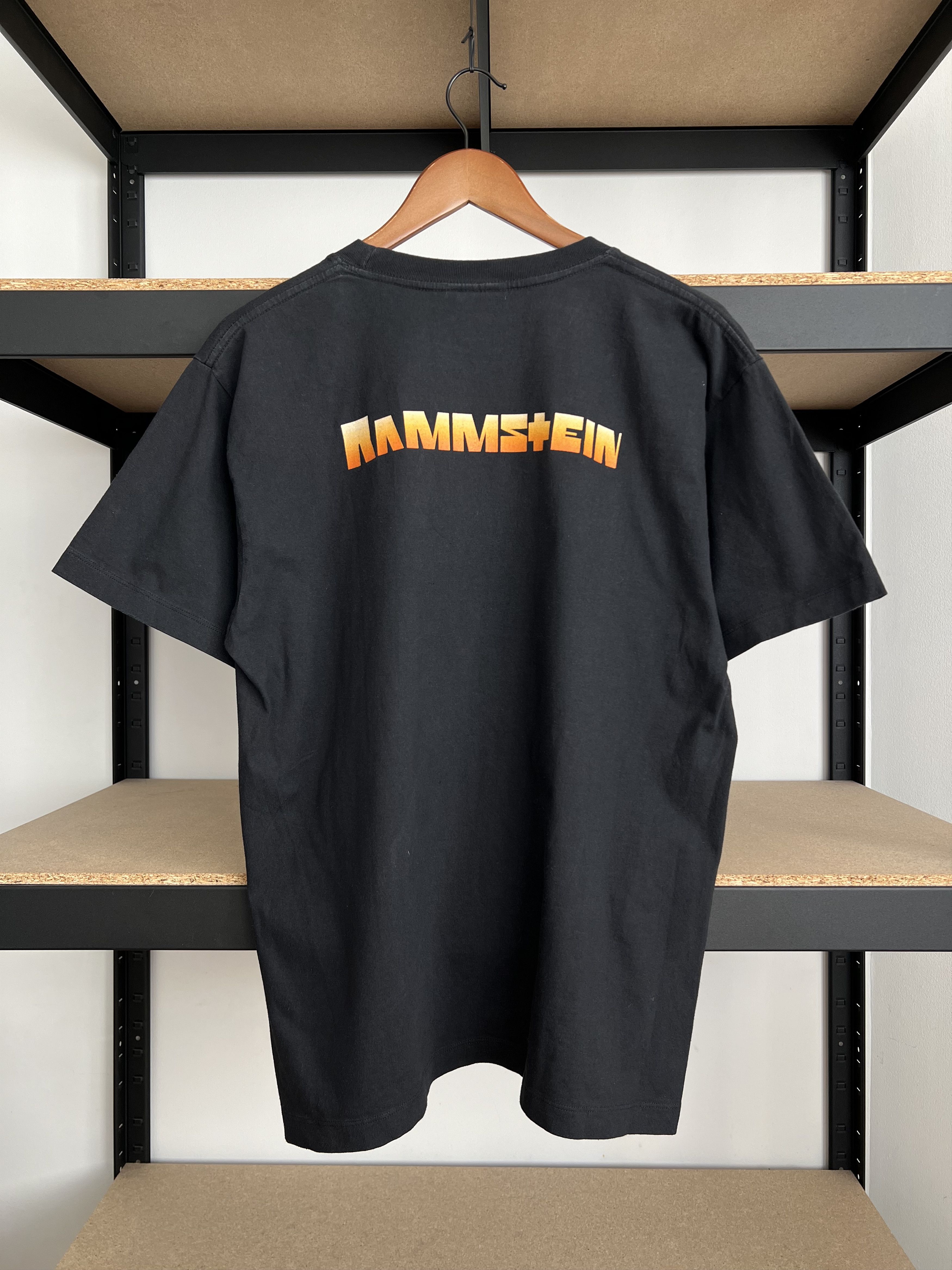 Band Tees Vintage 90s Rammstein Sehnsucht Black T-shirt Size US L / EU 52-54 / 3 - 2 Thumbnail