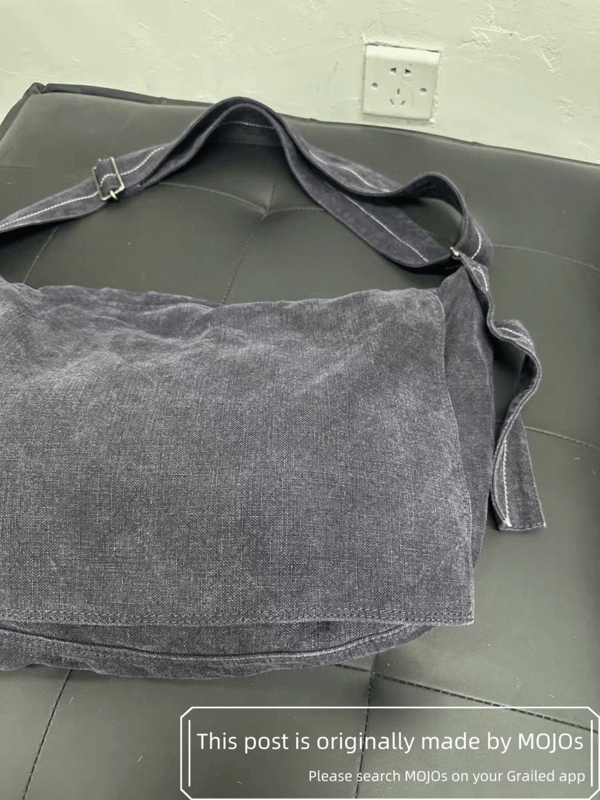 Yohji Yamamoto Yohji Yamamoto Canvas Messager Bag mojos5311 Size ONE SIZE - 2 Thumbnail