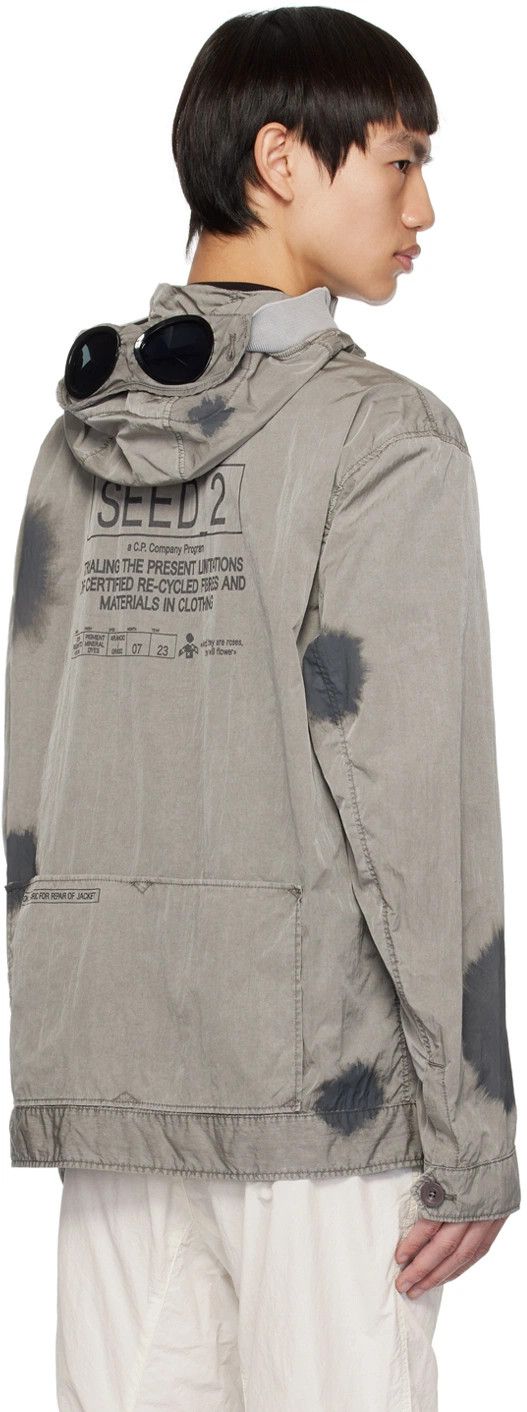 C.P. Company o1y1224 Two-tone Hooded Jacket in Grey Size US M / EU 48-50 / 2 - 3 Thumbnail