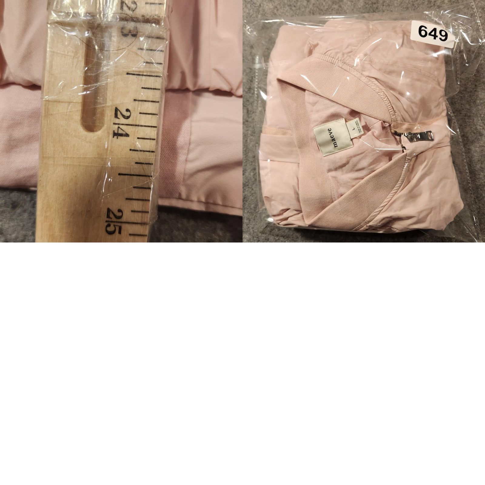 Anthropologie Maeve Anthropologie Bomber Jacket Womens Large Pink Lightweight Zip Front Pocketed Casual Size L / US 10 / IT 46 - 8 Thumbnail