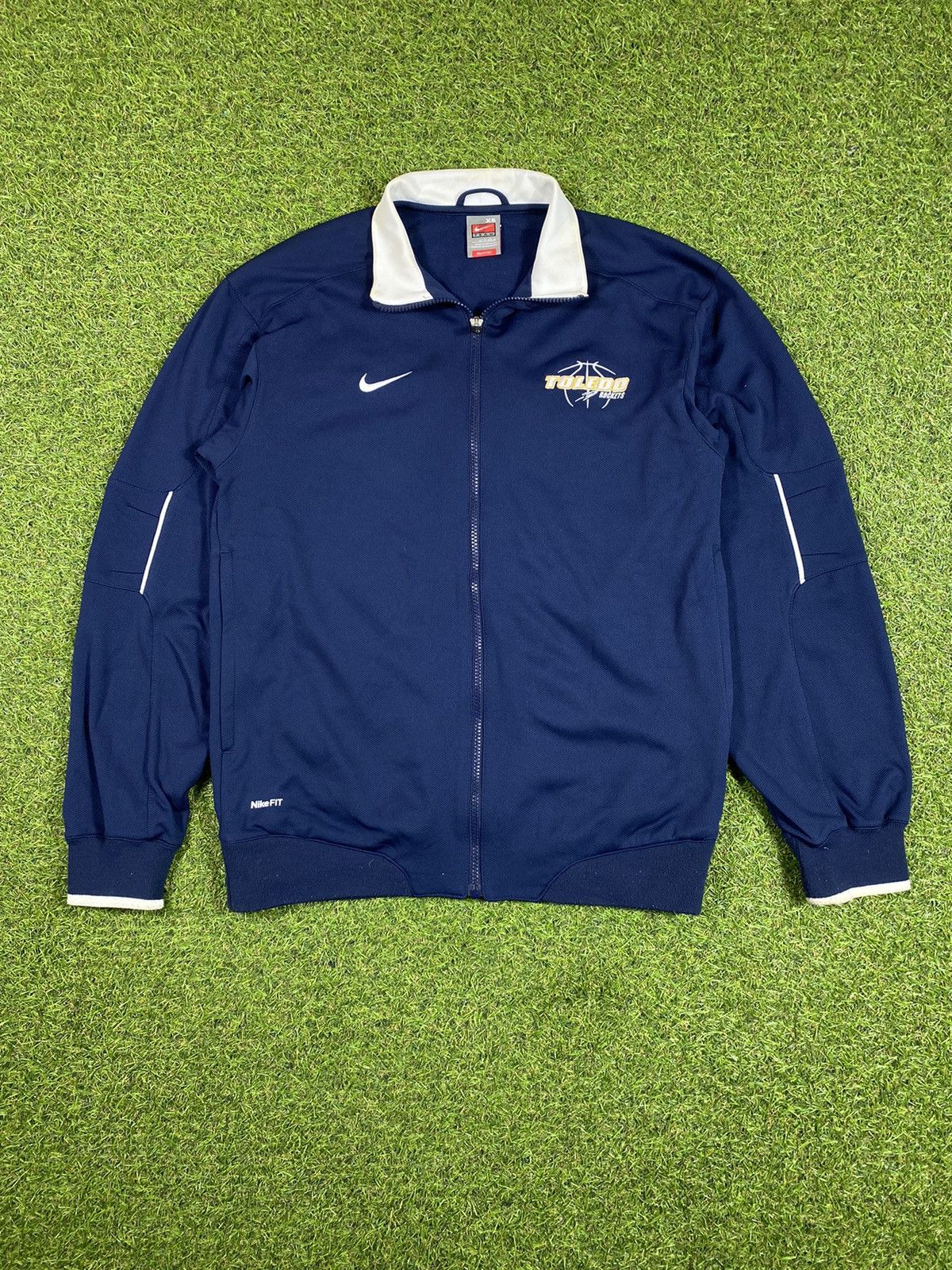 Nike Vintage 90s Nike Toledo Rockets zip up hoodie size XS Size US XS / EU 42 / 0 - 2 Thumbnail