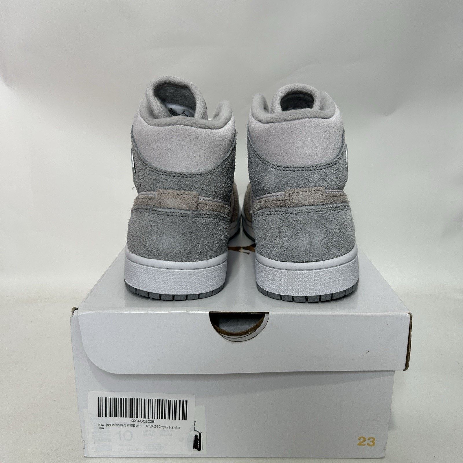Jordan Brand Nike Air Jordan 1 Mid SE WMNS “Particle Grey/Fleece” Size US 10 / IT 40 - 4 Thumbnail