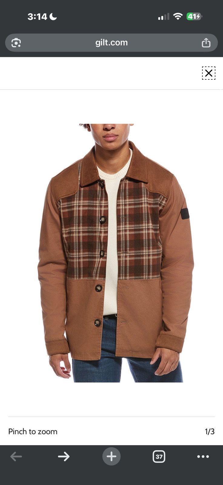Hunter Hunter canvas coat small $200 retail Size US S / EU 44-46 / 1 - 1 Thumbnail