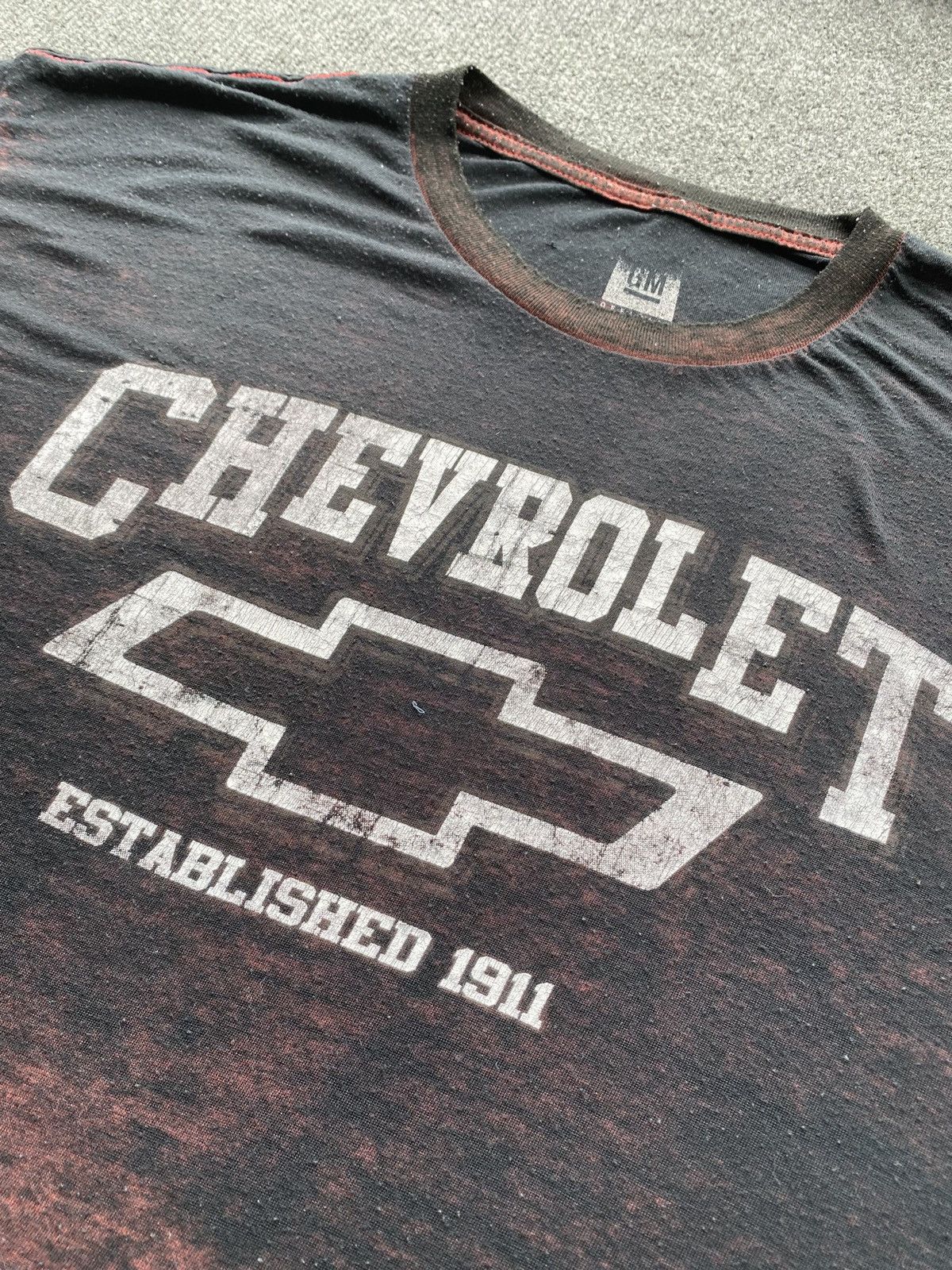 Vintage 🔥GM General Motors Chevrolet Black faded tee L mens Burnout Size US L / EU 52-54 / 3 - 2 Thumbnail
