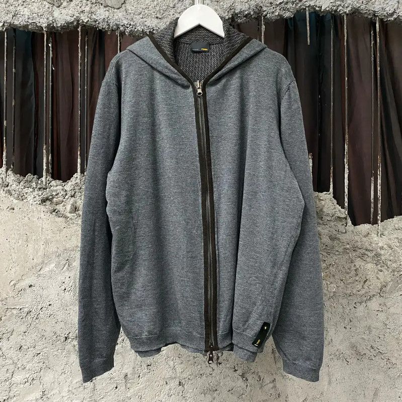 Fendi Fendi Spring Autumn Gray Long Sleeve Jacket 0089 Size US M / EU 48-50 / 2 - 1 Thumbnail