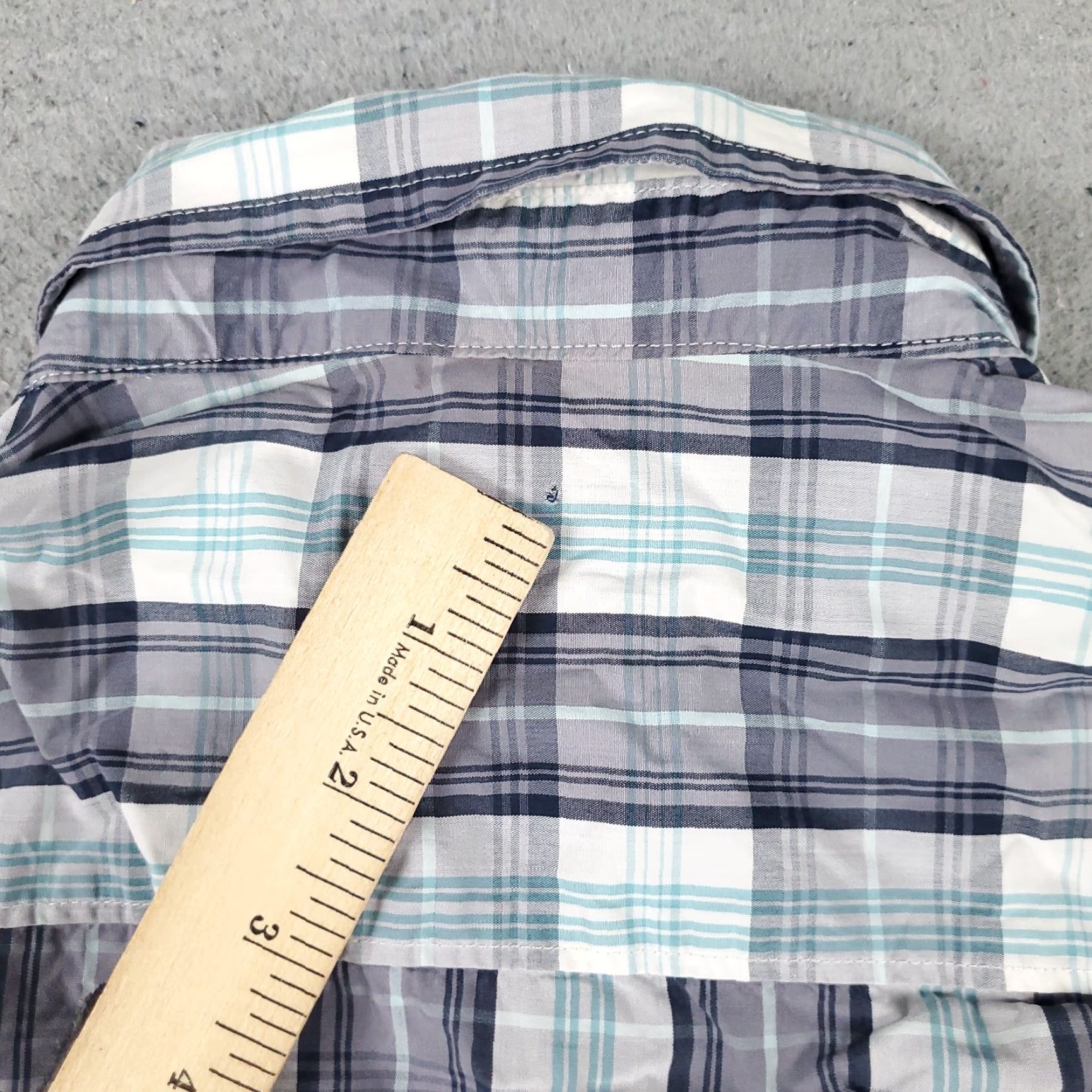 Original Penguin Original Penguin Shirt Mens M Blue Plaid Button-Up Long Sleeve Cotton Casual Workwear Size US M / EU 48-50 / 2 - 7 Thumbnail