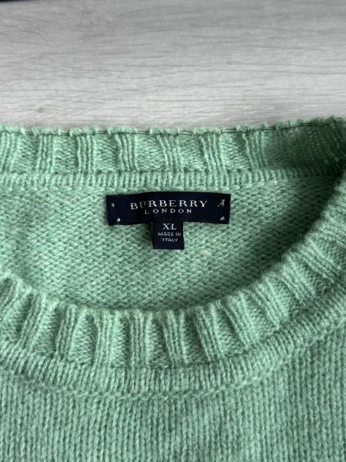 Burberry Vintage Burberry Shetland Wool Luxury Sweater Size US XL / EU 56 / 4 - 8 Thumbnail