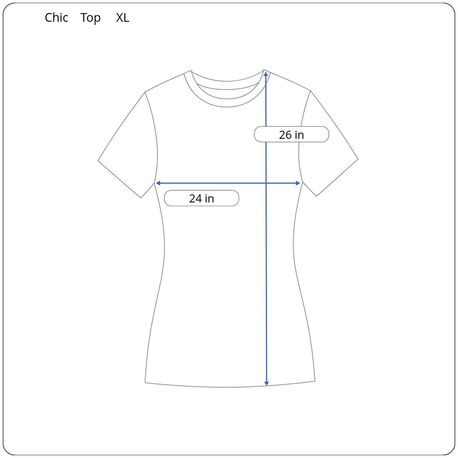 Other Chic Short Sleeve Top Women's Size XL Size XL / US 12-14 / IT 48-50 - 5 Thumbnail