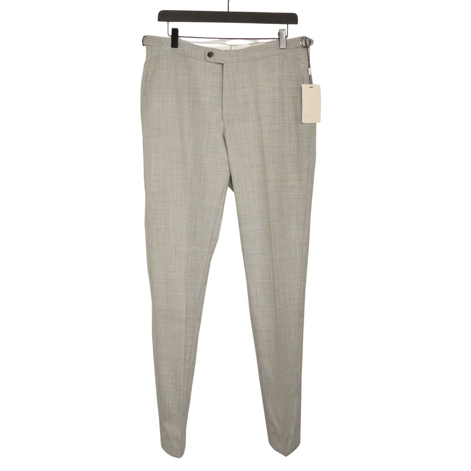 Suitsupply Men Suitsupply Suit 3 Piece Havana Patch HL Wool Grey US38 Size 38R - 8 Thumbnail