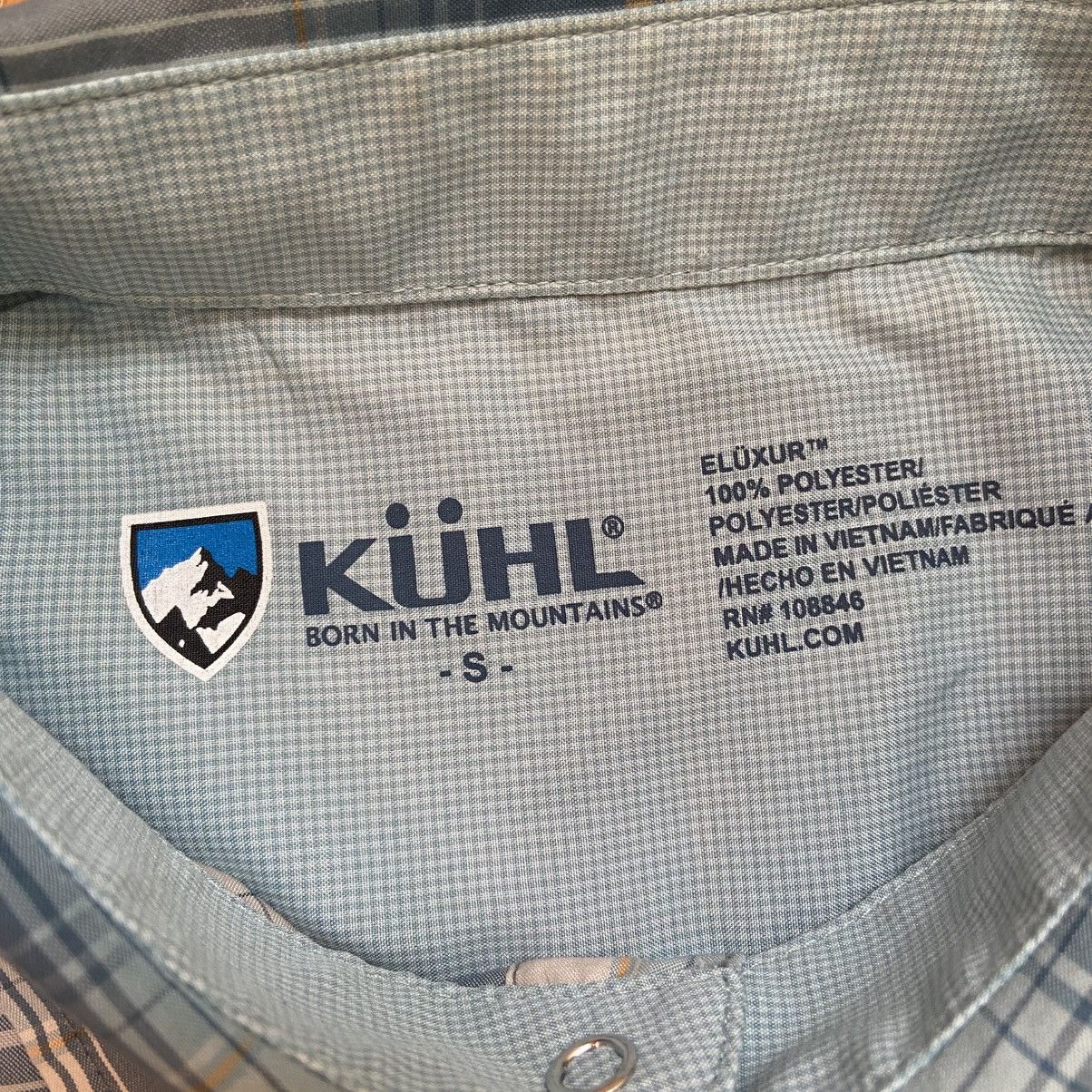 Kuhl Kuhl Men’s Eluxur Plaid Button Up Cut Off Shirt Size Small Size US S / EU 44-46 / 1 - 10 Thumbnail