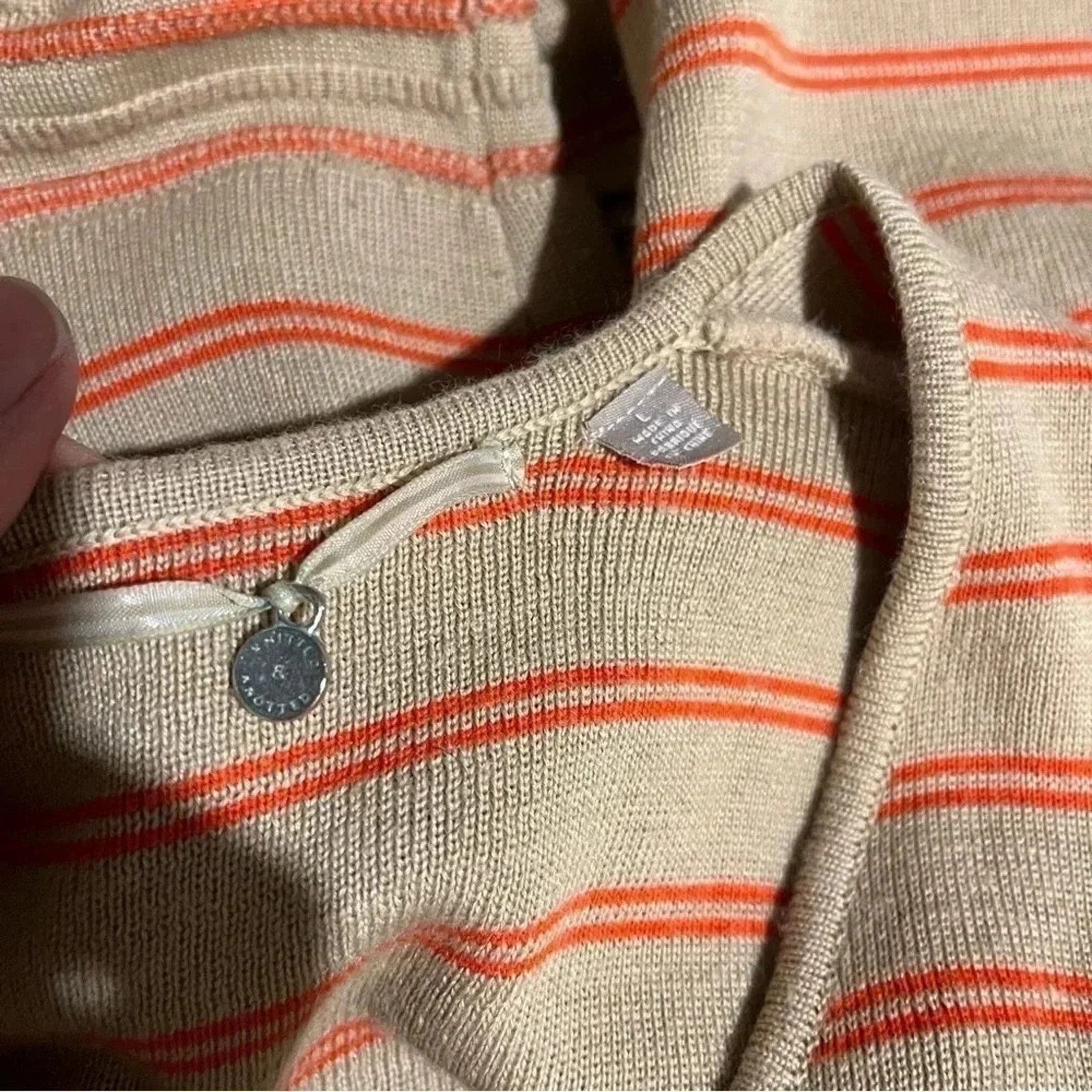 Anthropologie Anthropologie Knitted and Knotted Knit Elodie Sweater Dress Size L / US 10 / IT 46 - 4 Thumbnail