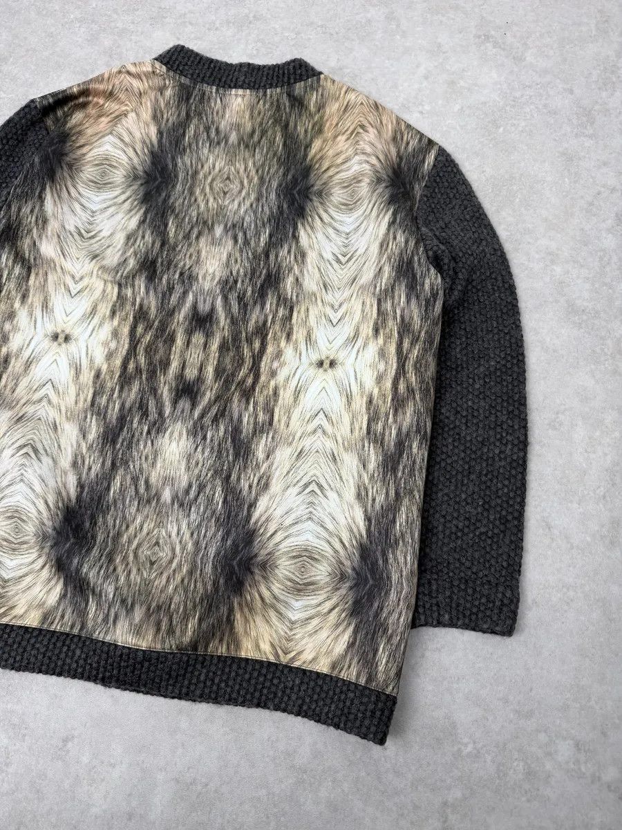 Emporio Armani AW2014 Emporio Armani Faux Fur Trompe L’oeil Sweater Size US S / EU 44-46 / 1 - 5 Thumbnail