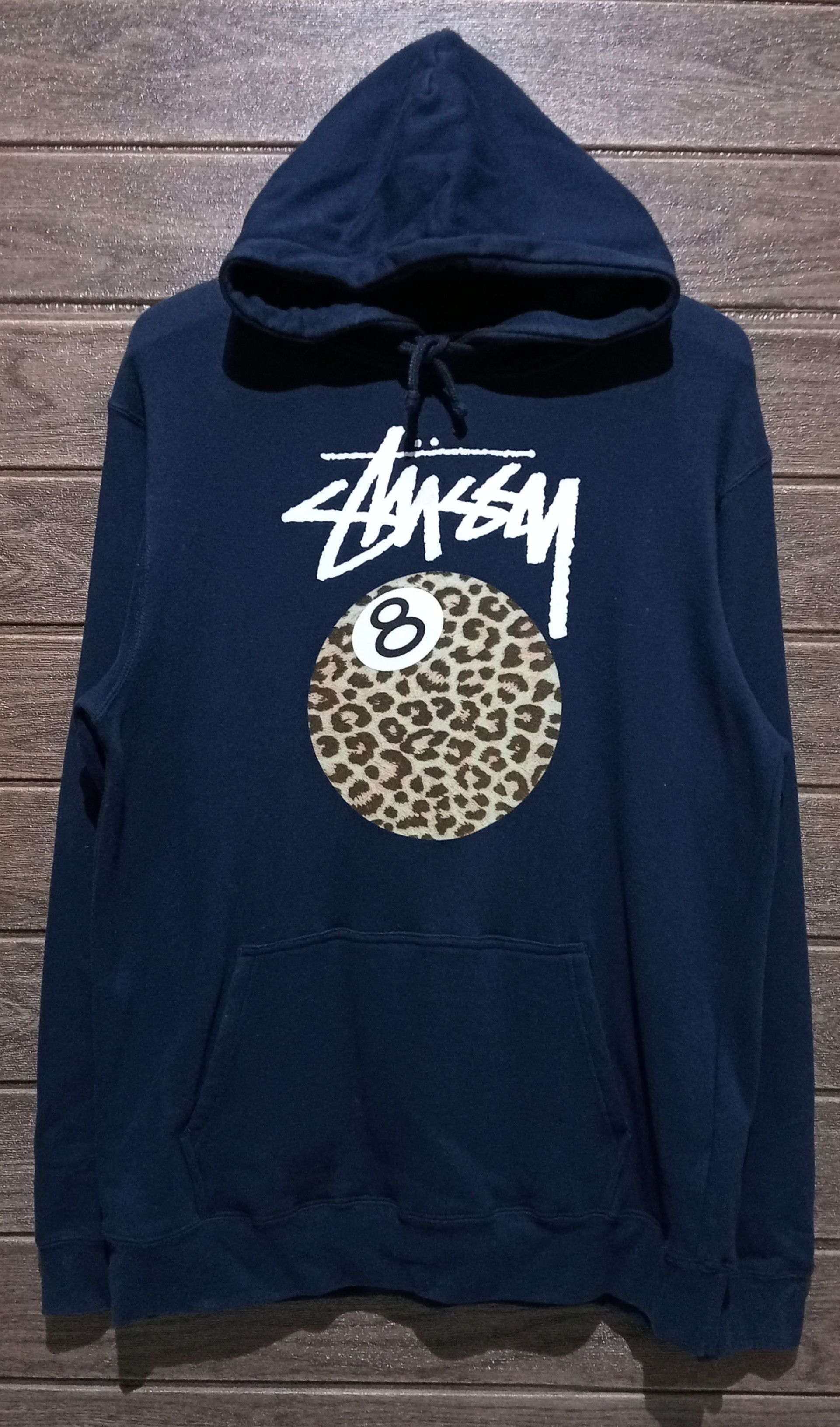 Blue Stussy 8 Ball Hoodie | Grailed