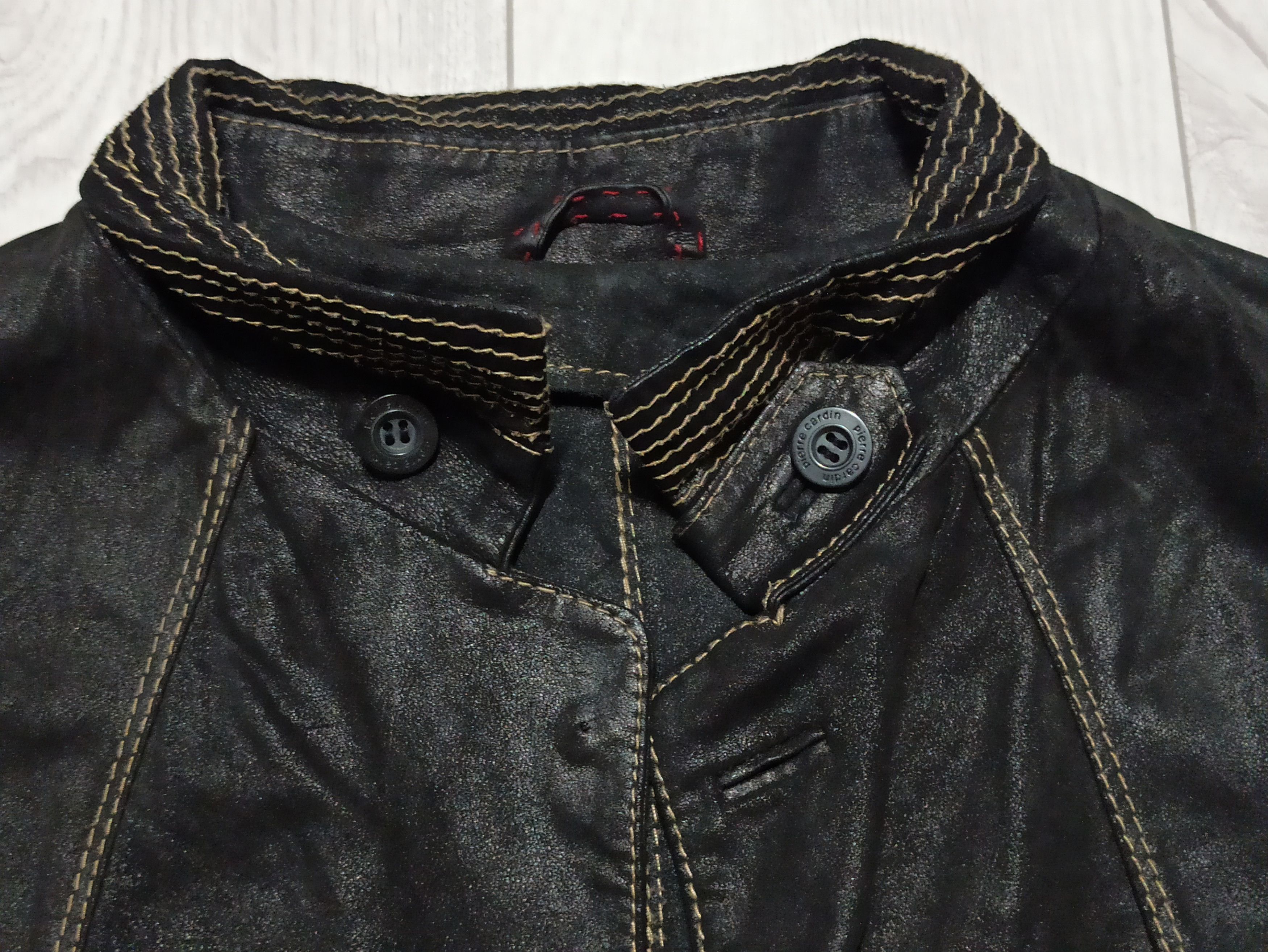 Pierre Cardin Pierre Cardin Archive Goat Leather Safari Field Jacket Black Size US M / EU 48-50 / 2 - 4 Thumbnail