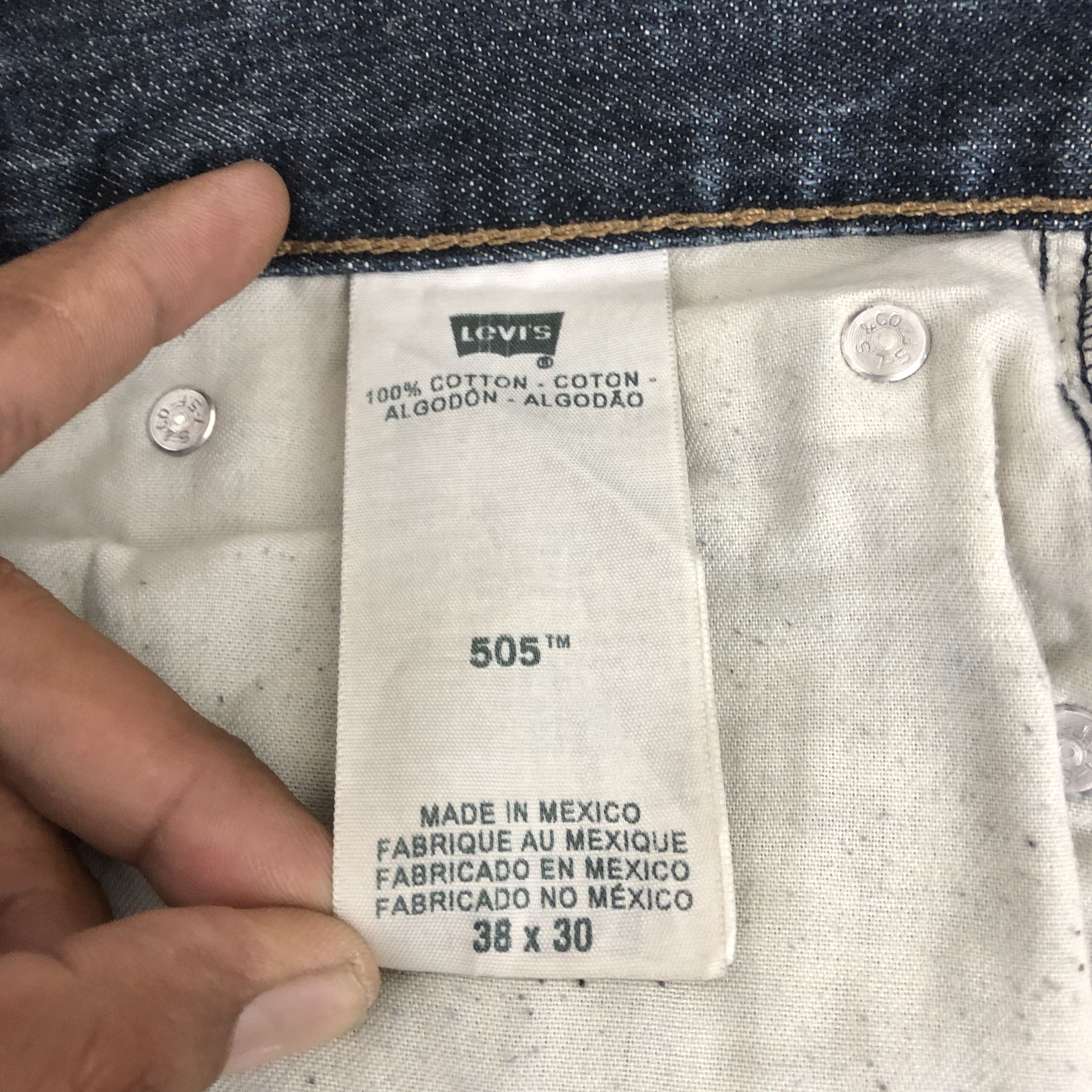 Levi's Vintage Y2K Levis 505 Faded Jeans Levi's Light Wash Denim Size US 36 / EU 52 - 6 Thumbnail