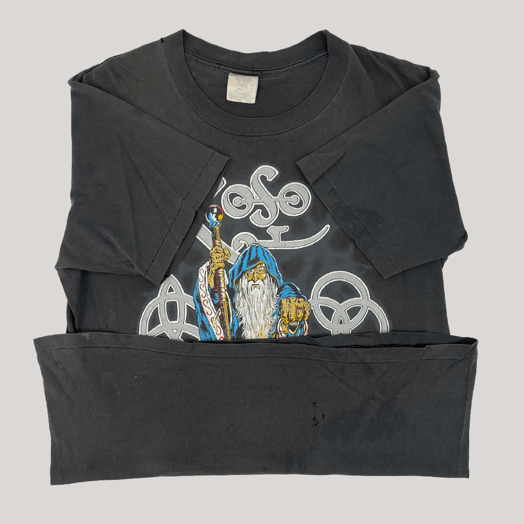Led Zeppelin × Vintage Vintage 90s Led Zeppelin Zoso Wizard Winterland Size US M / EU 48-50 / 2 - 5 Thumbnail
