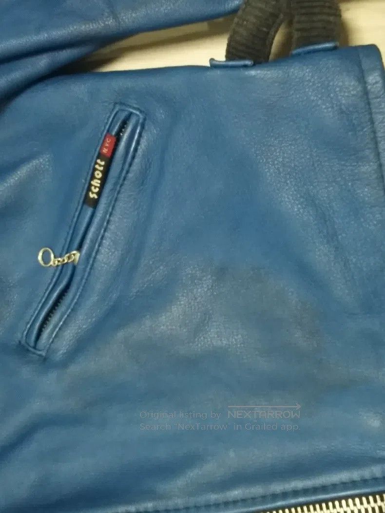 Schott Schott Motorcycle leather coat Size US L / EU 52-54 / 3 - 4 Thumbnail