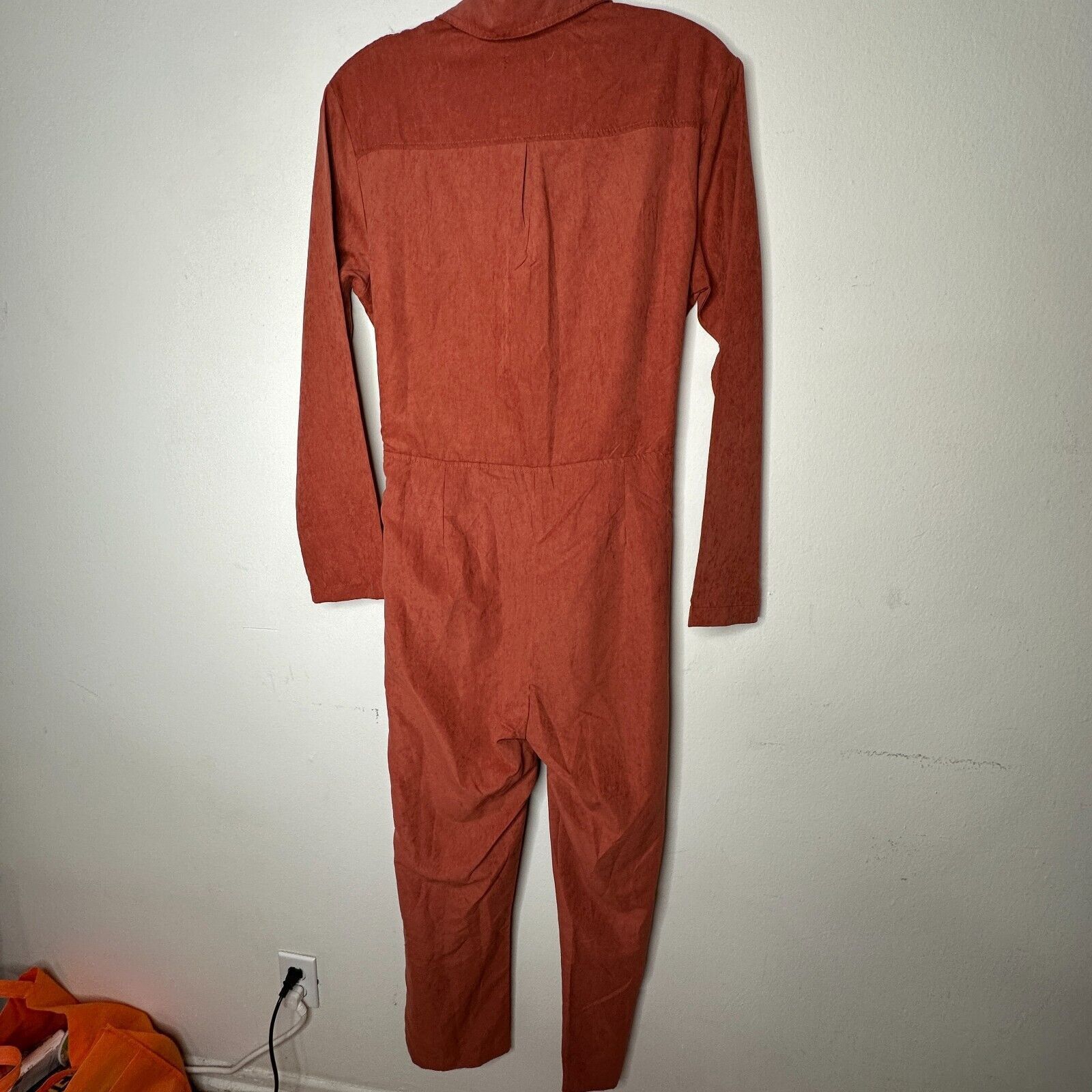 Boohoo NWT Boohoo Rust Utility Cargo Belted Jumpsuit Safari Pocket Size 30" / US 8 / IT 44 - 5 Thumbnail