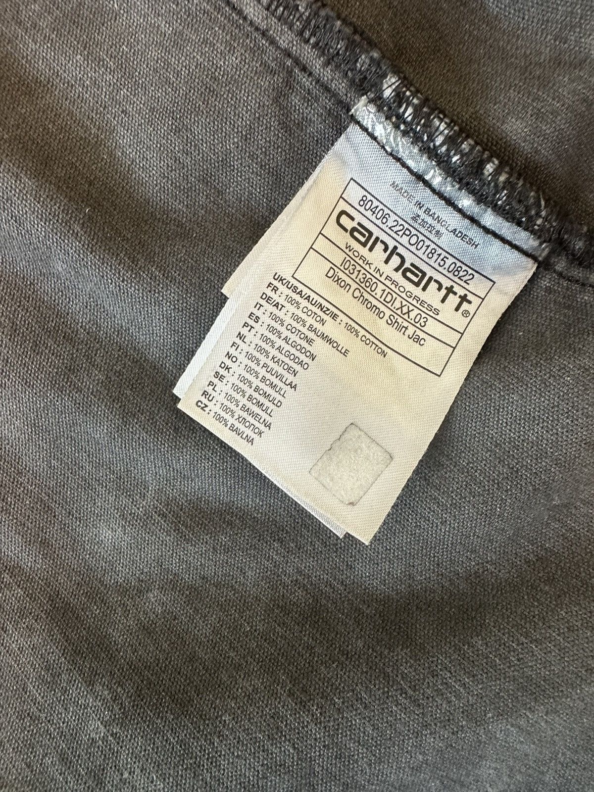 Carhartt Wip Carhartt WIP Black Corduroy “Dixon” Chromo Shirt Jac Size US L / EU 52-54 / 3 - 4 Thumbnail