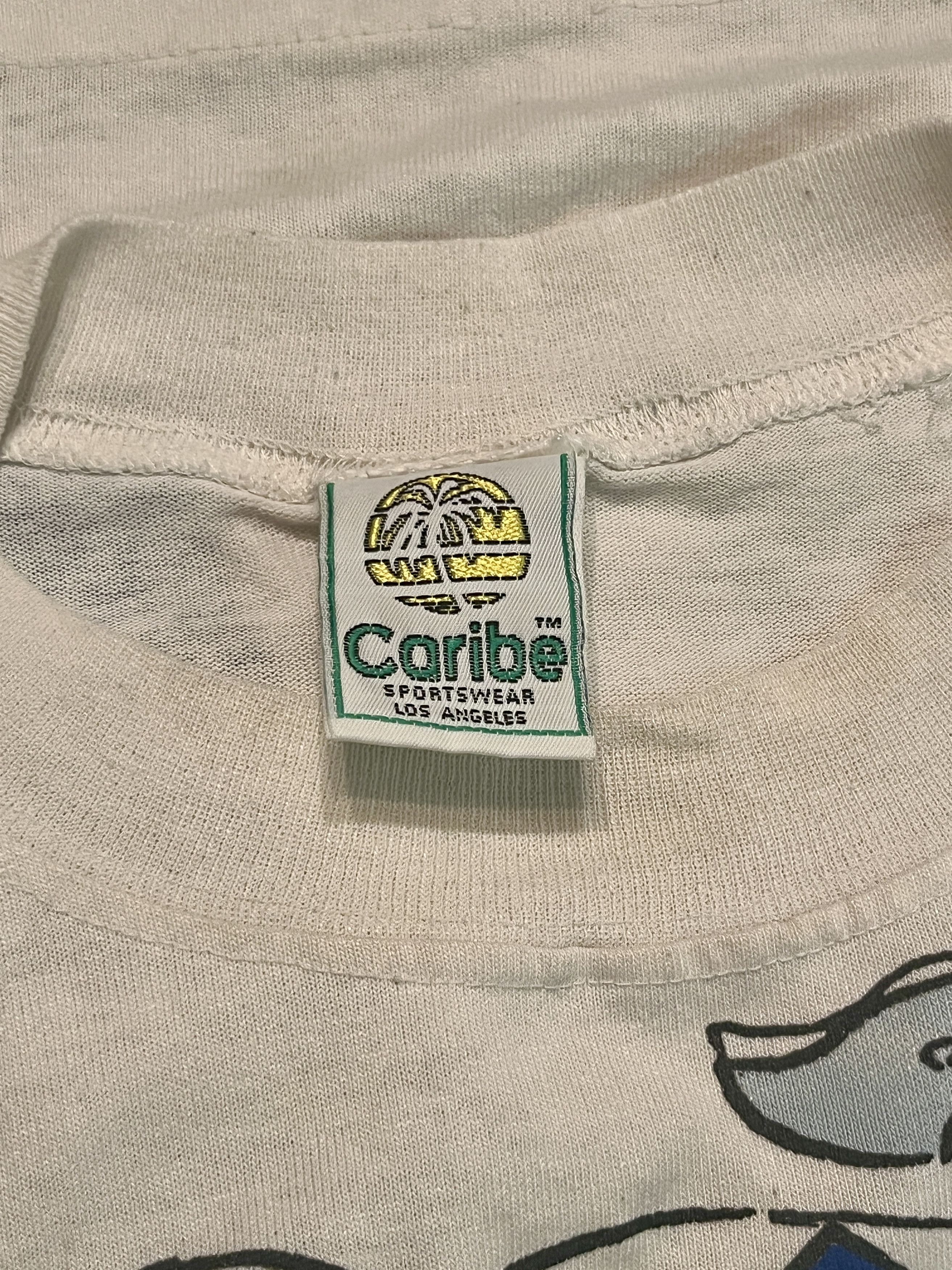 Vintage 1988 Caribe Jack Davis Dallas Cowboys Big Graphic XS Size US XS / EU 42 / 0 - 6 Thumbnail