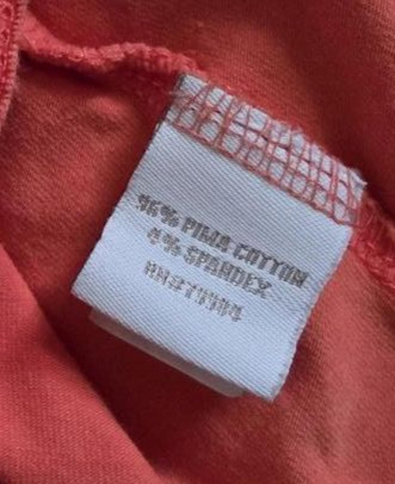 Chicos Chicos Coral 3/4 Sleeve Cotton Blend Top Size 0 Chico Sizing Size ONE SIZE - 5 Thumbnail