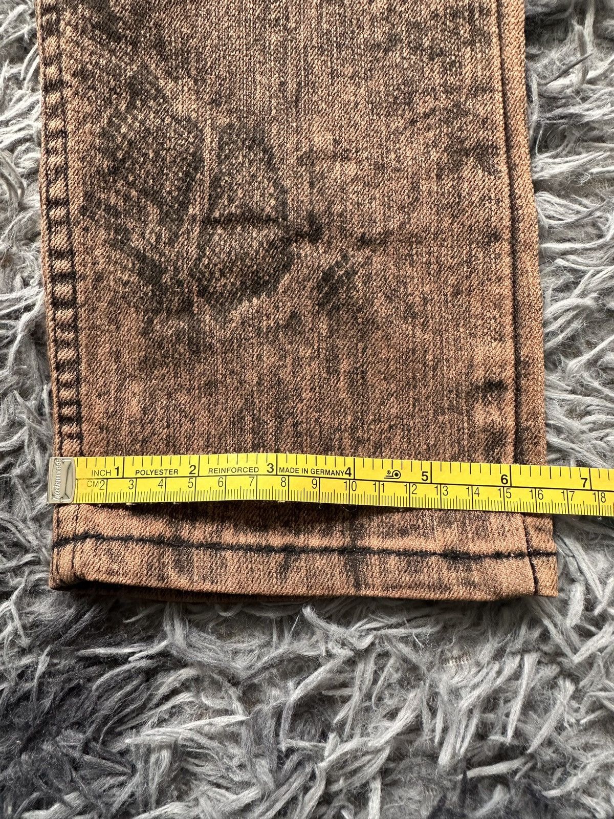 If Six Was Nine Y2k Black Varia mudmax snakeskin goth denim Size US 30 / EU 46 - 22 Thumbnail