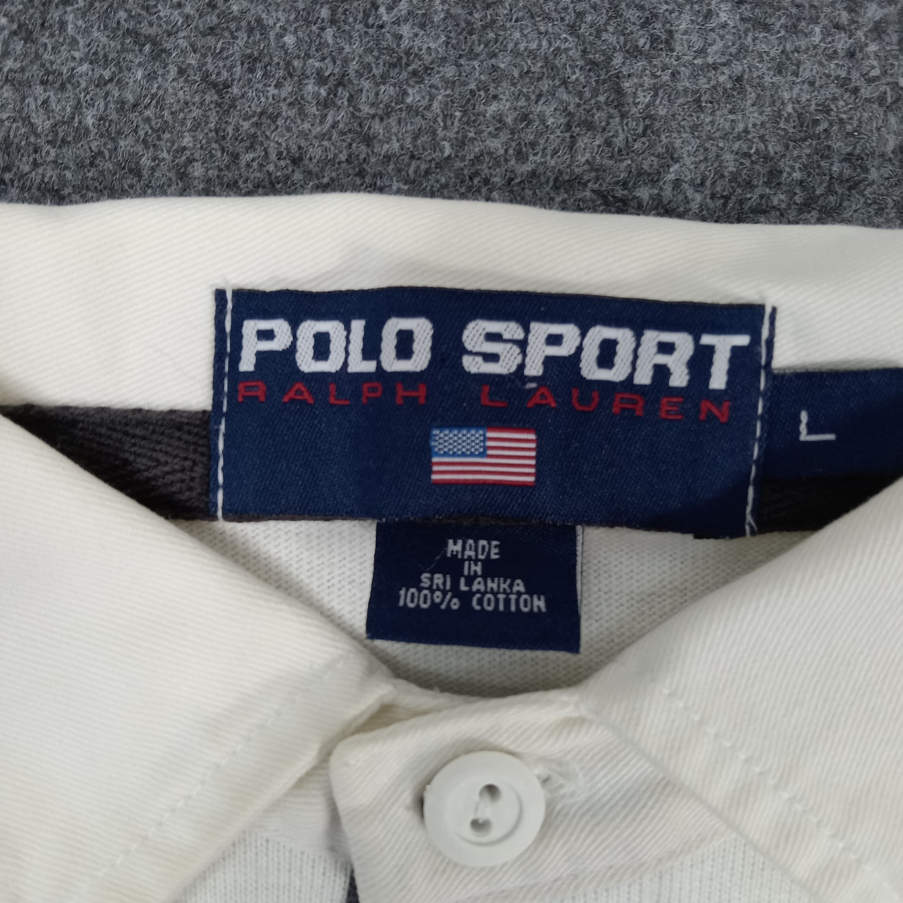 Polo Ralph Lauren × Vintage Polo Sports by Ralph Lauren Rugby Jersey Polos Size US XL / EU 56 / 4 - 3 Thumbnail