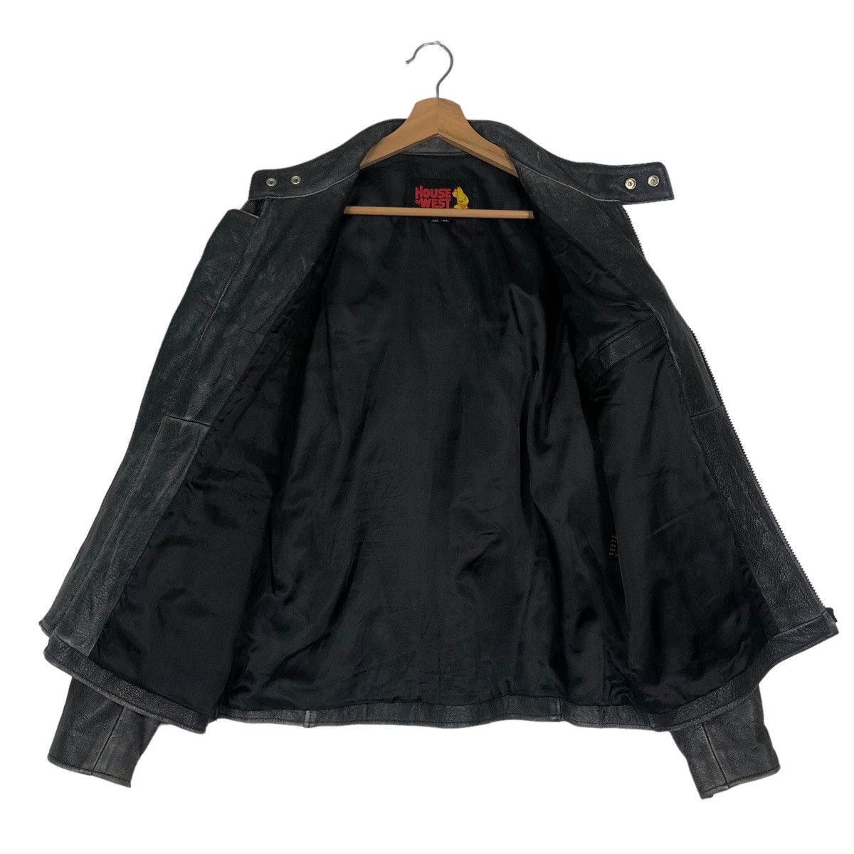 Japanese Brand 🔥90’s Vintage Leather Jacket Biker House Of West Racer Size US XL / EU 56 / 4 - 10 Thumbnail