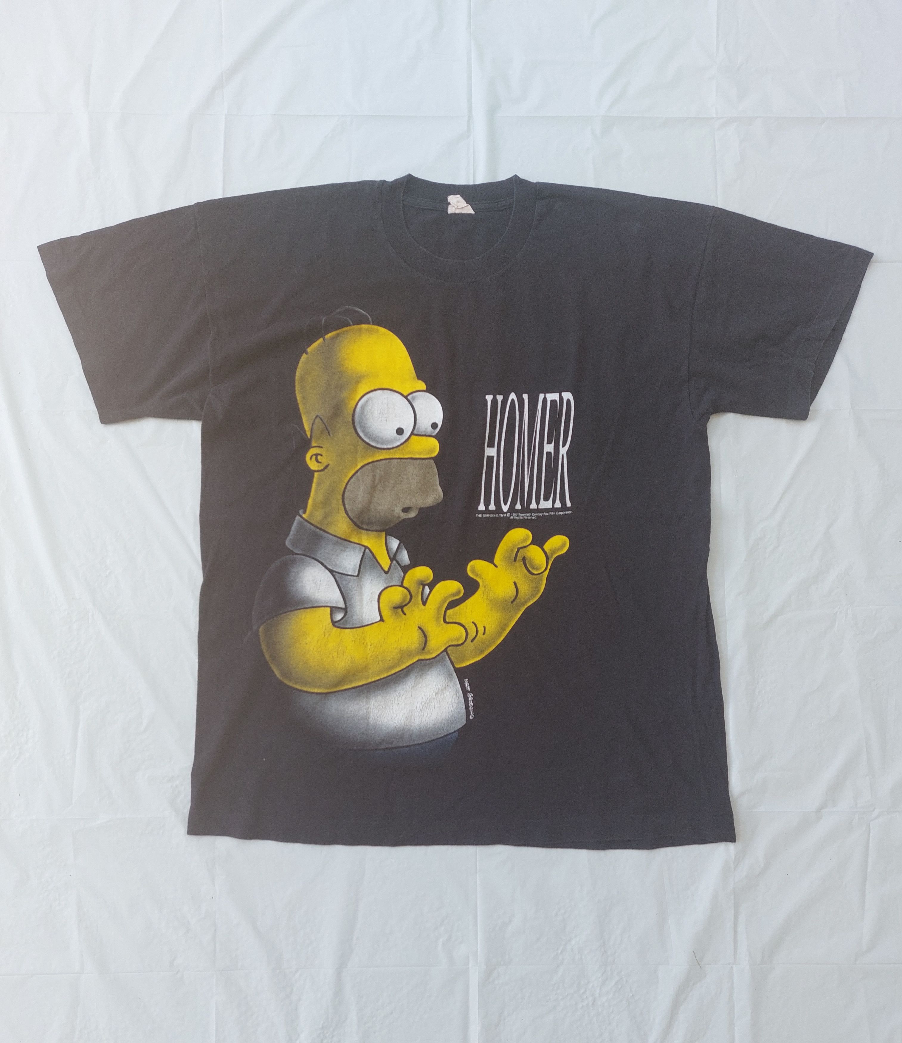 The Simpsons Vtg 1997 HOMER THE SIMPSON by MATT GROENING tee Size US XL / EU 56 / 4 - 1 Thumbnail