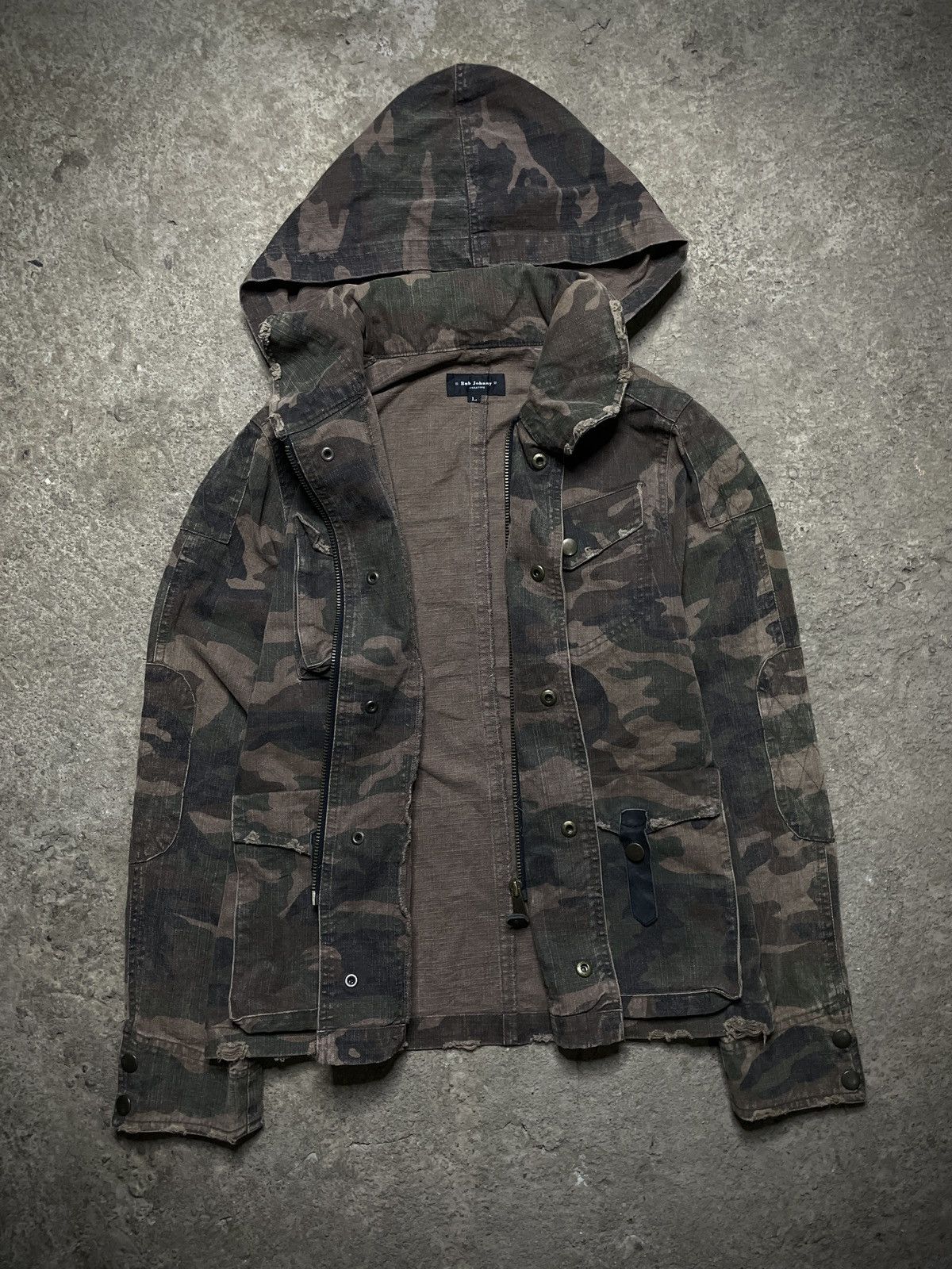 BUFFALO BOBS 2000’s Bub Jhonny - Apocalypse Style Camo Bono Jacket Size US M / EU 48-50 / 2 - 5 Thumbnail