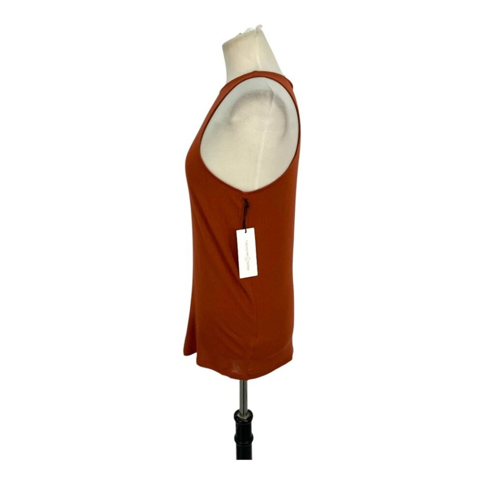 Treasure & Bond Treasure & Bond High Neck Tank Top Rust Medium NWT $29 MSRP Size M / US 6-8 / IT 42-44 - 5 Thumbnail