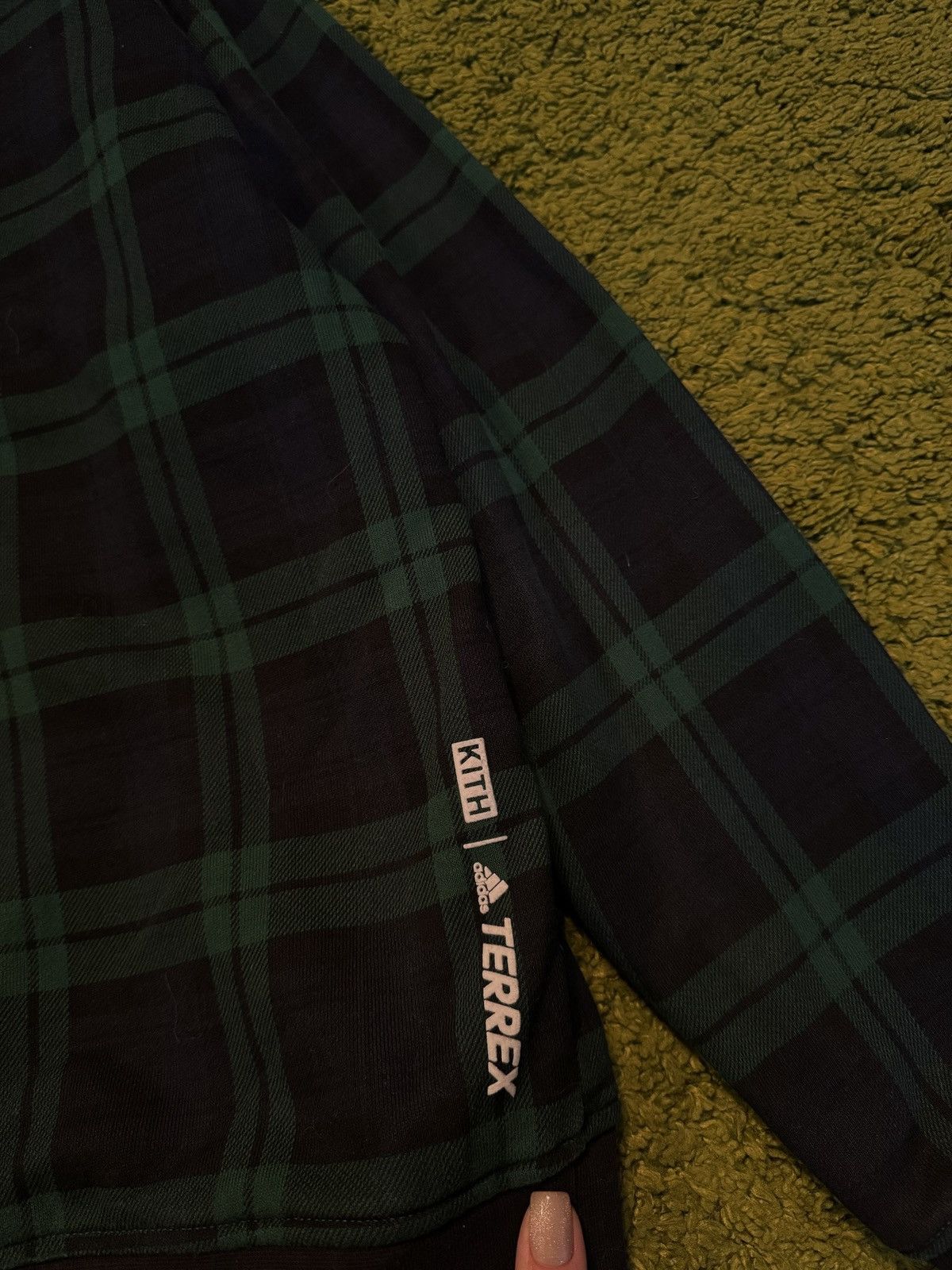 Adidas × Kith Kith x Adidas tartan checkered sweatshirt RARE Size US L / EU 52-54 / 3 - 12 Thumbnail