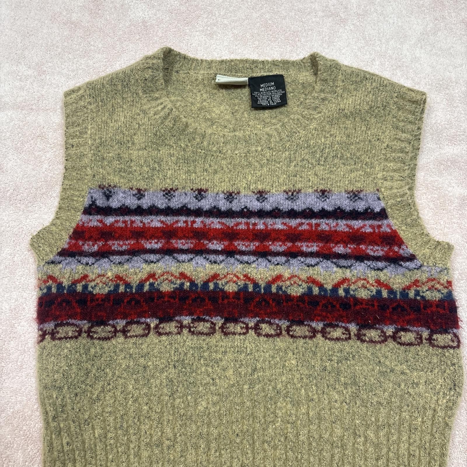Arizona Jean Co. vintage soft cozy sweater vest Size M / US 6-8 / IT 42-44 - 4 Thumbnail