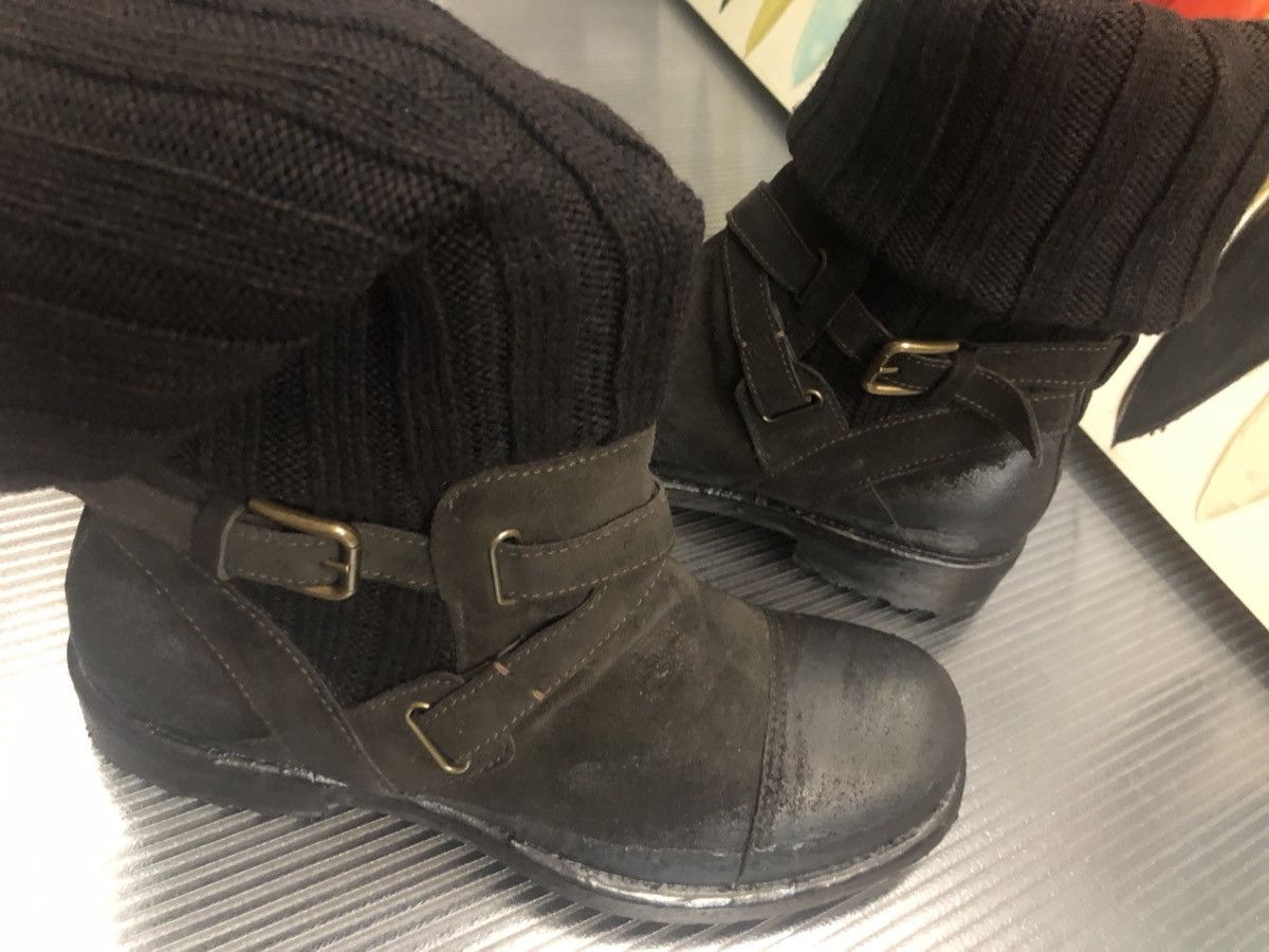 Dolce & Gabbana Dolce and Gabbana 🇮🇹 oiled suede wool sock Alpine boot 10 NEW Size US 10 / EU 43 - 3 Thumbnail