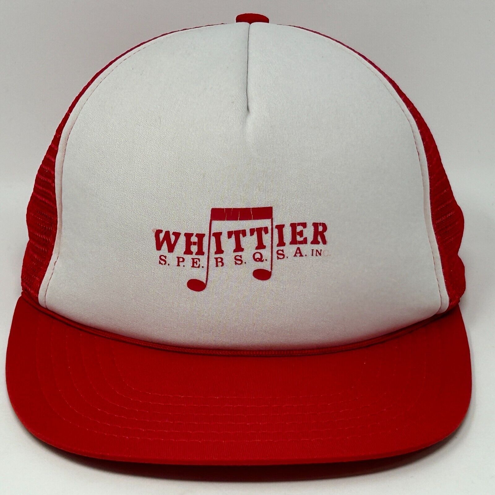 Vintage SPEBSQSA Barbershop Harmony Society Trucker Hat Cap Red Size ONE SIZE - 11 Thumbnail