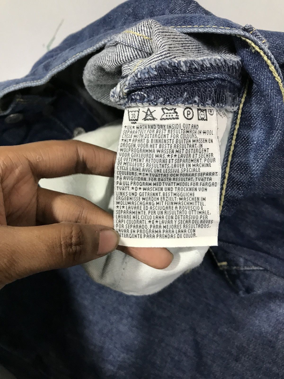 Levi's Vintage Levi’s engineer jeans denim Size US 36 / EU 52 - 6 Thumbnail