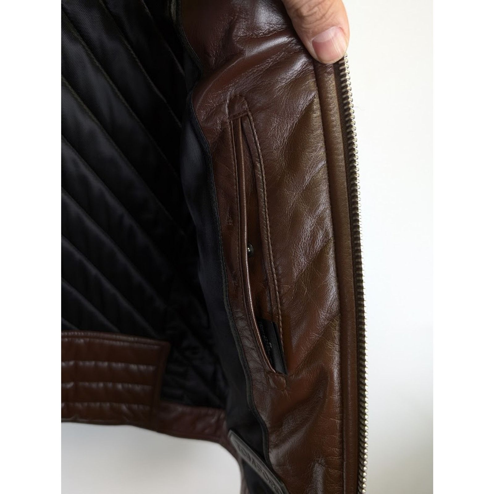 Tom Ford o1rshd1 Leather Jacket in Brown Size US M / EU 48-50 / 2 - 10 Thumbnail