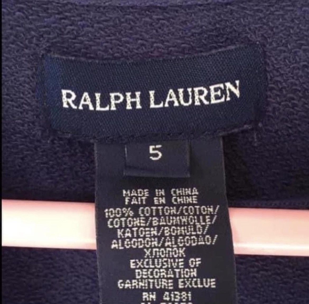 Ralph Lauren BNWT Ralph Lauren toddler girls waterfall cardigan jacket Size XXS / US 00 / IT 34 - 2 Thumbnail
