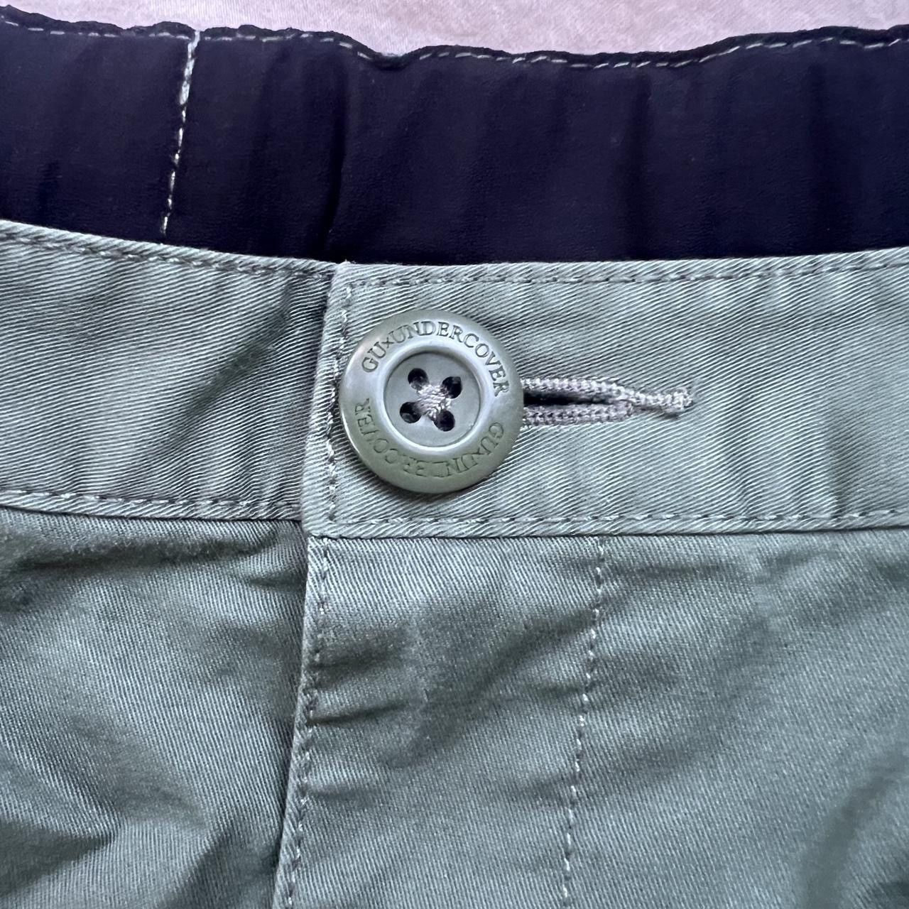 Undercover Undercover Green and Black Cargo Pants Size US 32 / EU 48 - 6 Thumbnail