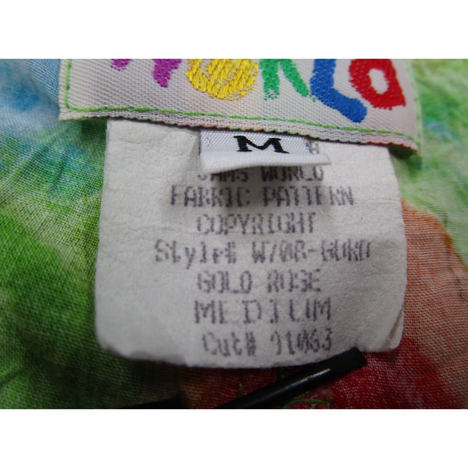 Jams World Jams World Pants Women Medium Multicolor Gold Rose Capri Made in USA 38x19 Size 32" / US 10 / IT 46 - 4 Thumbnail