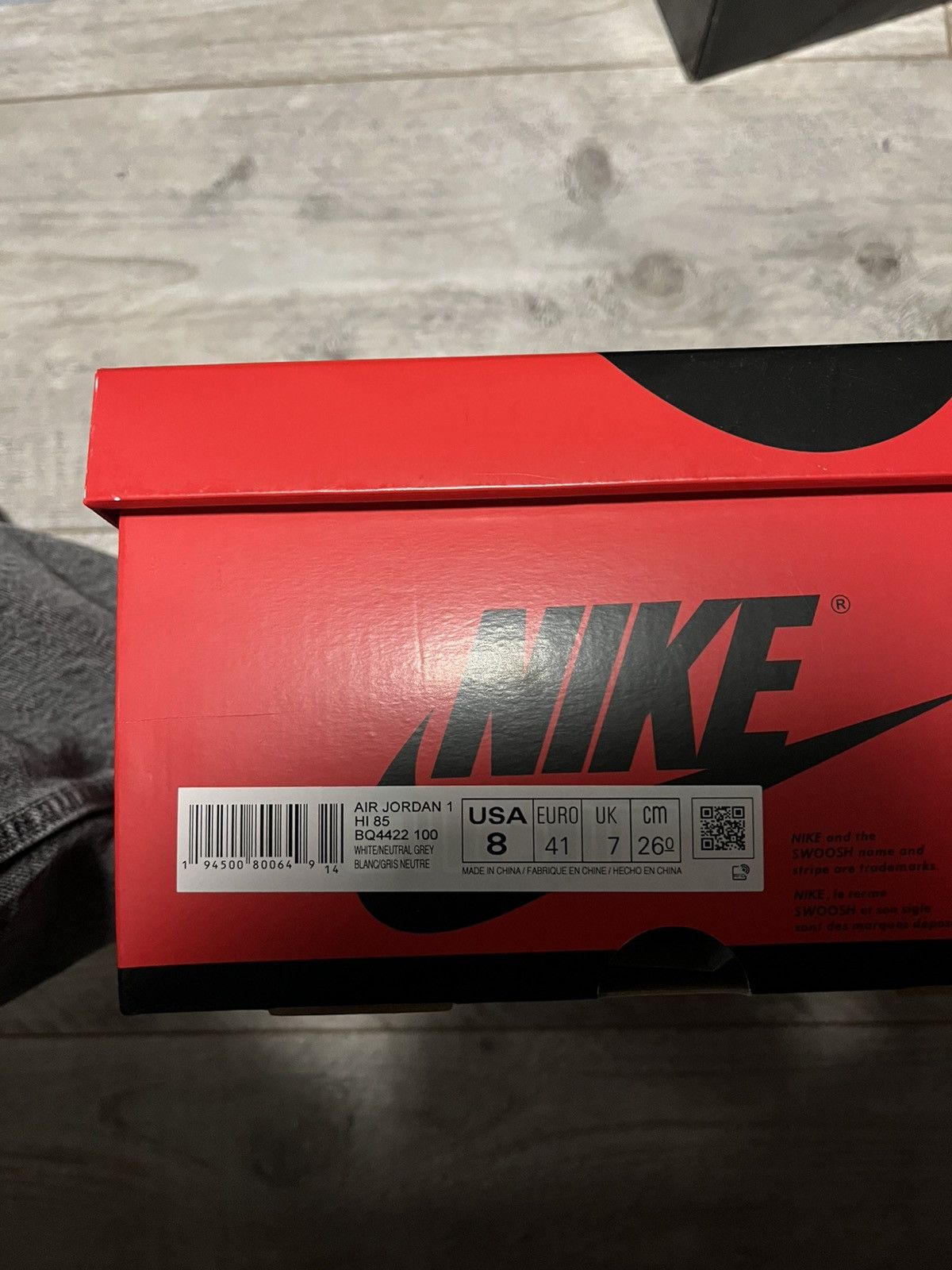 Jordan Brand × Nike Jordan 1 Neutral Grey Size US 8 / EU 41 - 7 Thumbnail