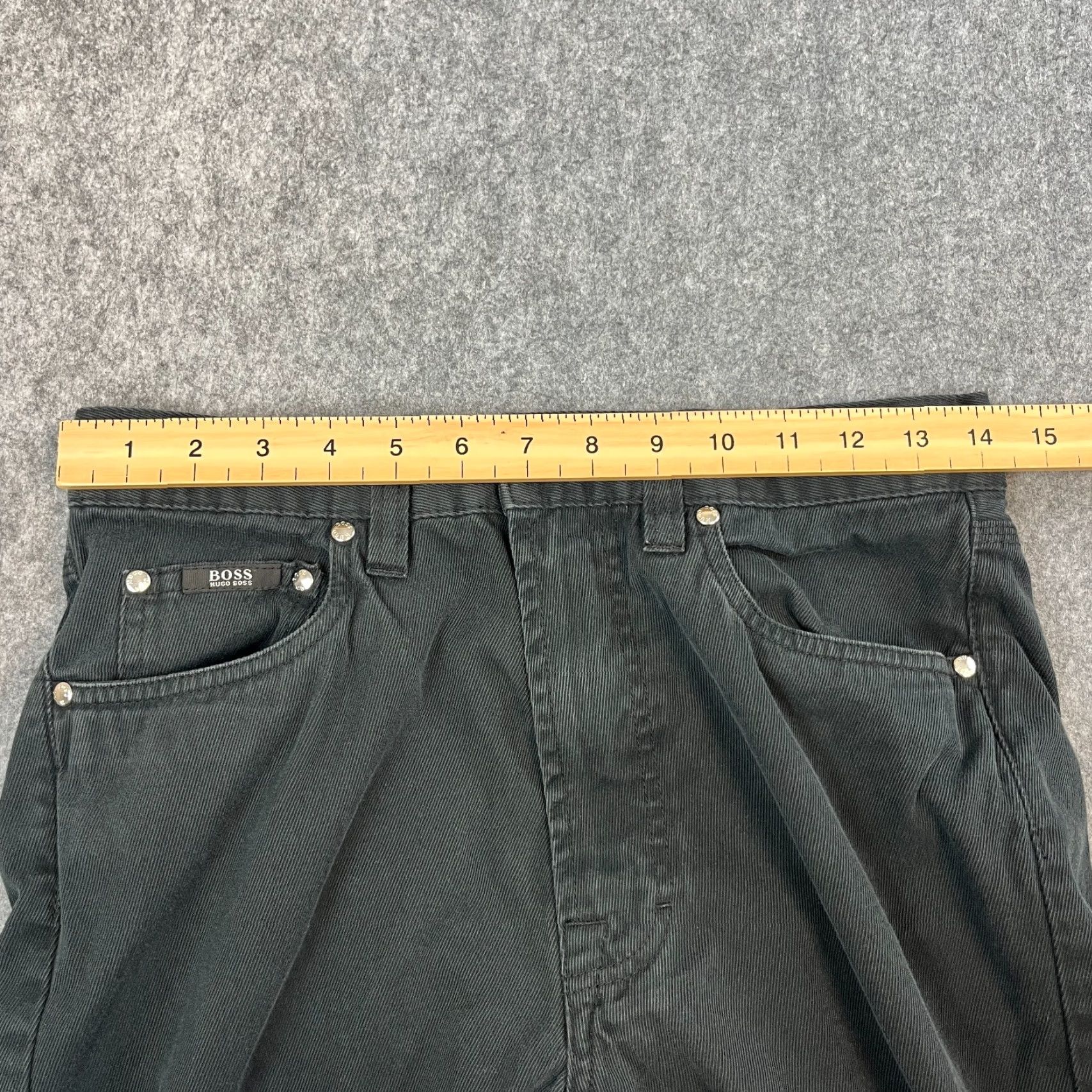 Hugo Boss Hugo Boss Jeans Regular Straight 28 32 Dark Black Lightweight VTG Preppy Mens Jeans Size US 28 / EU 44 - 6 Thumbnail