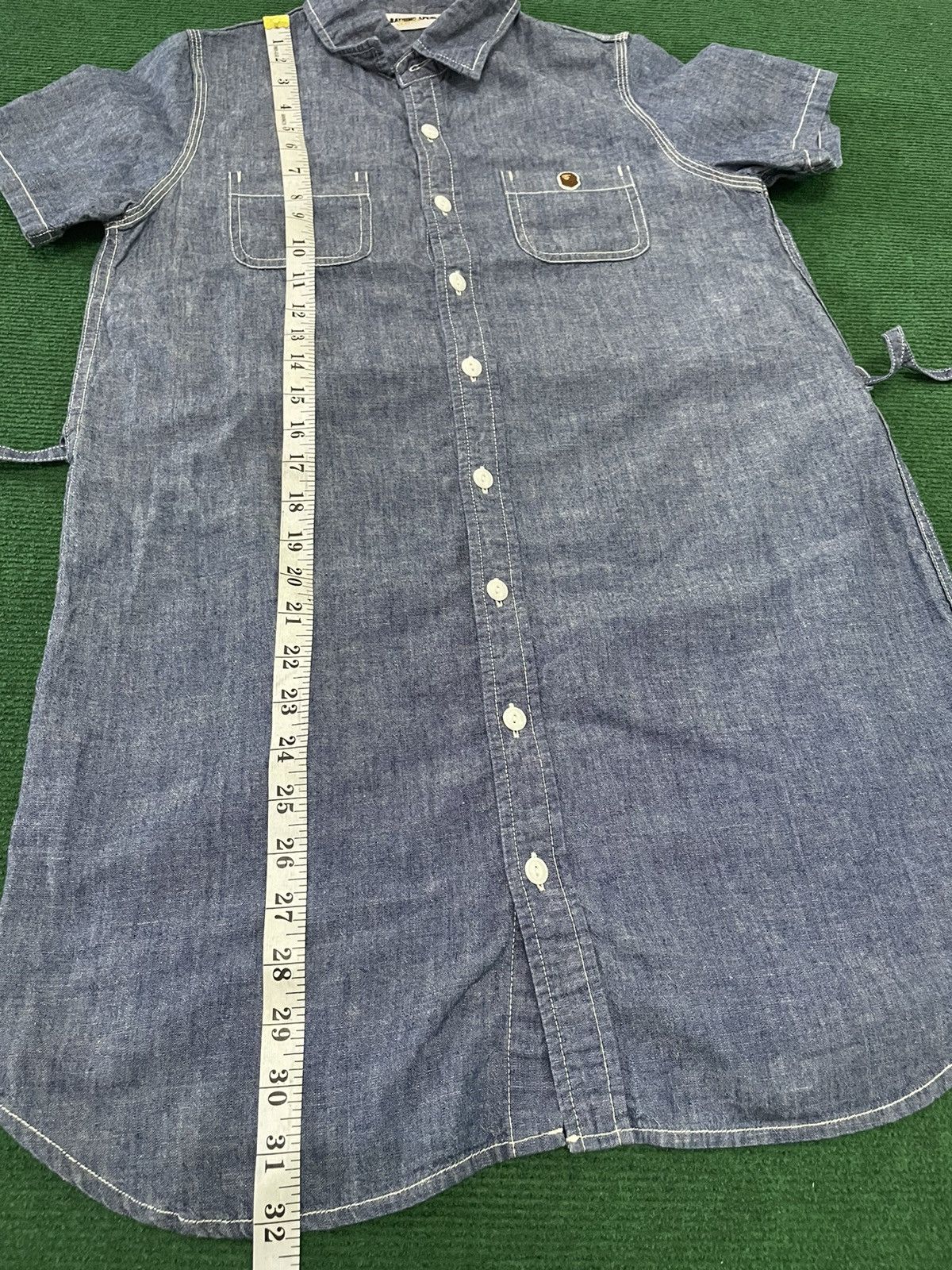 Bape Chambray Button Up Shirt Dress Size XS / US 0-2 / IT 36-38 - 14 Thumbnail