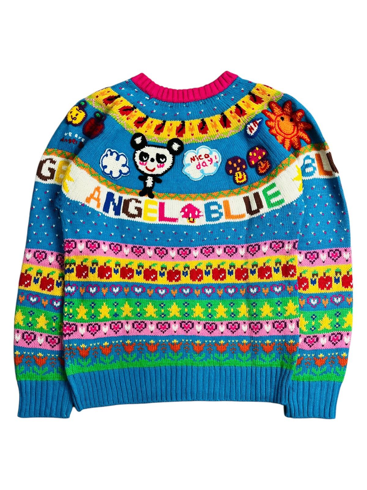 Angel Blue Archive Angel Blue - Chunky Knitted Mascots Sweater Size S / US 4 / IT 40 - 2 Thumbnail