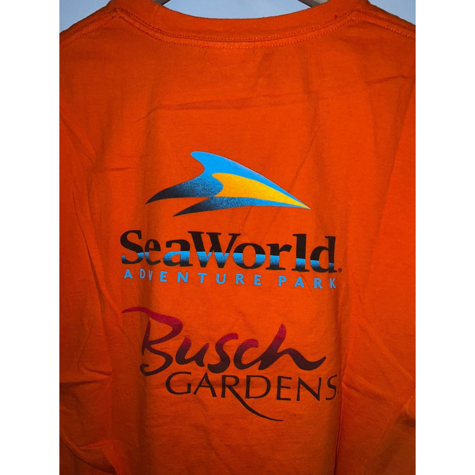 Hanes Seaworld Busch Gardens Adventure Camps Orange Shirt VTG M Size US M / EU 48-50 / 2 - 7 Thumbnail